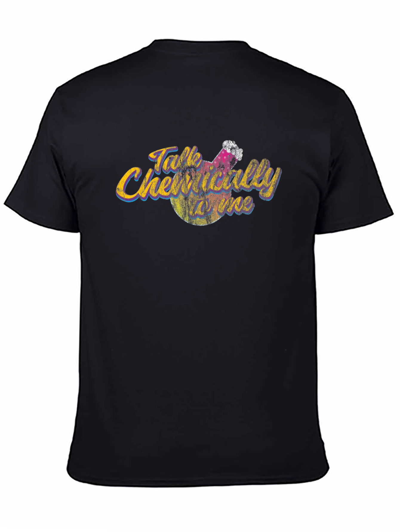 Black Talk Chemically to Me Graphic Tee view 4