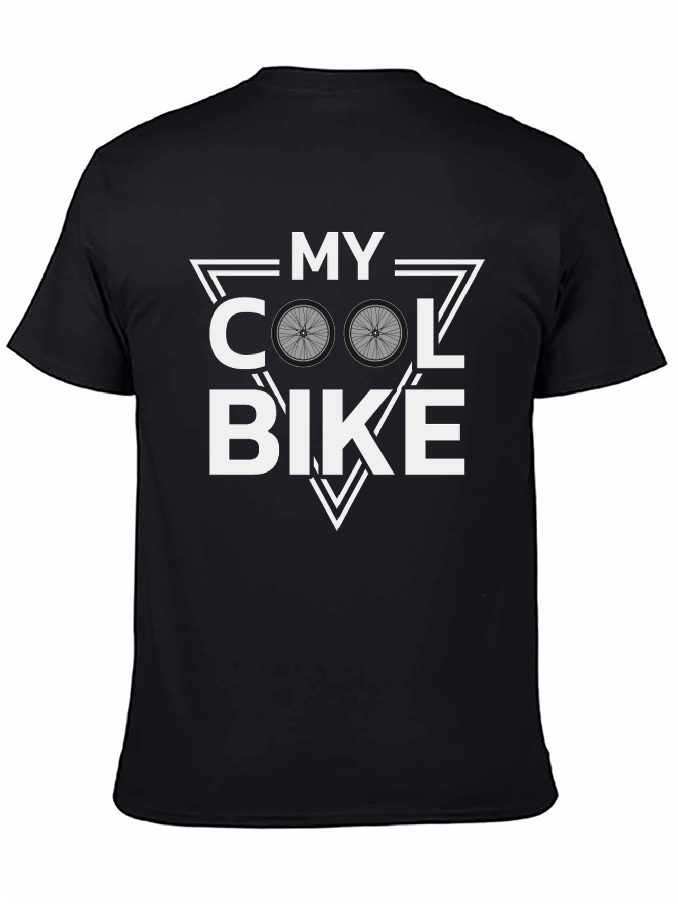 Black Cool Bike Graphic T-Shirt - Cycling Enthusiast Tee view 4