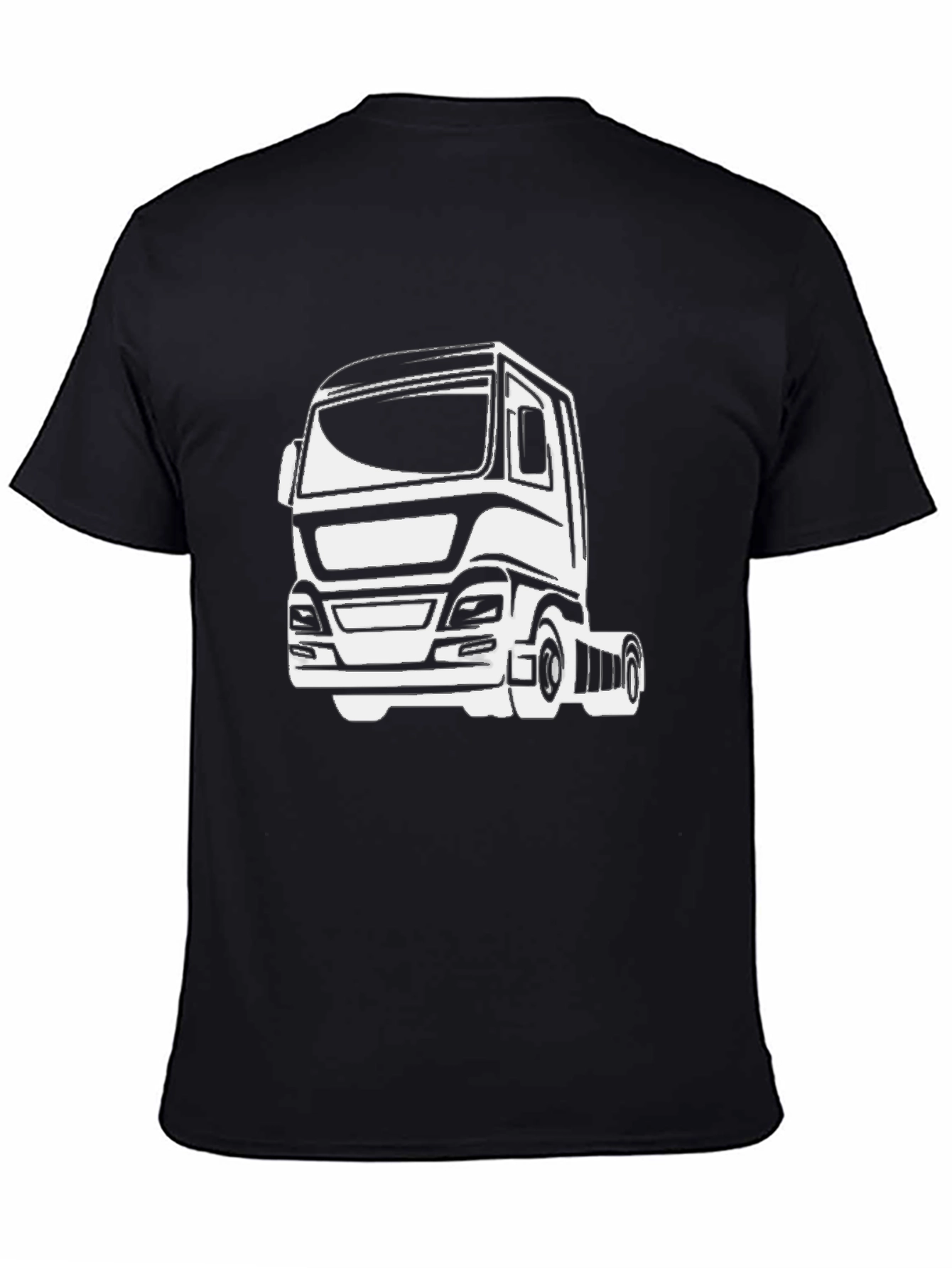 Black Truck Graphic T-Shirt - Black view 4