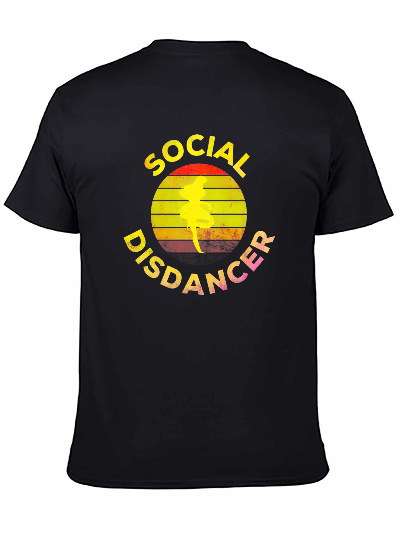 Black Social Disdancer T-Shirt: Dance With Confidence view 4