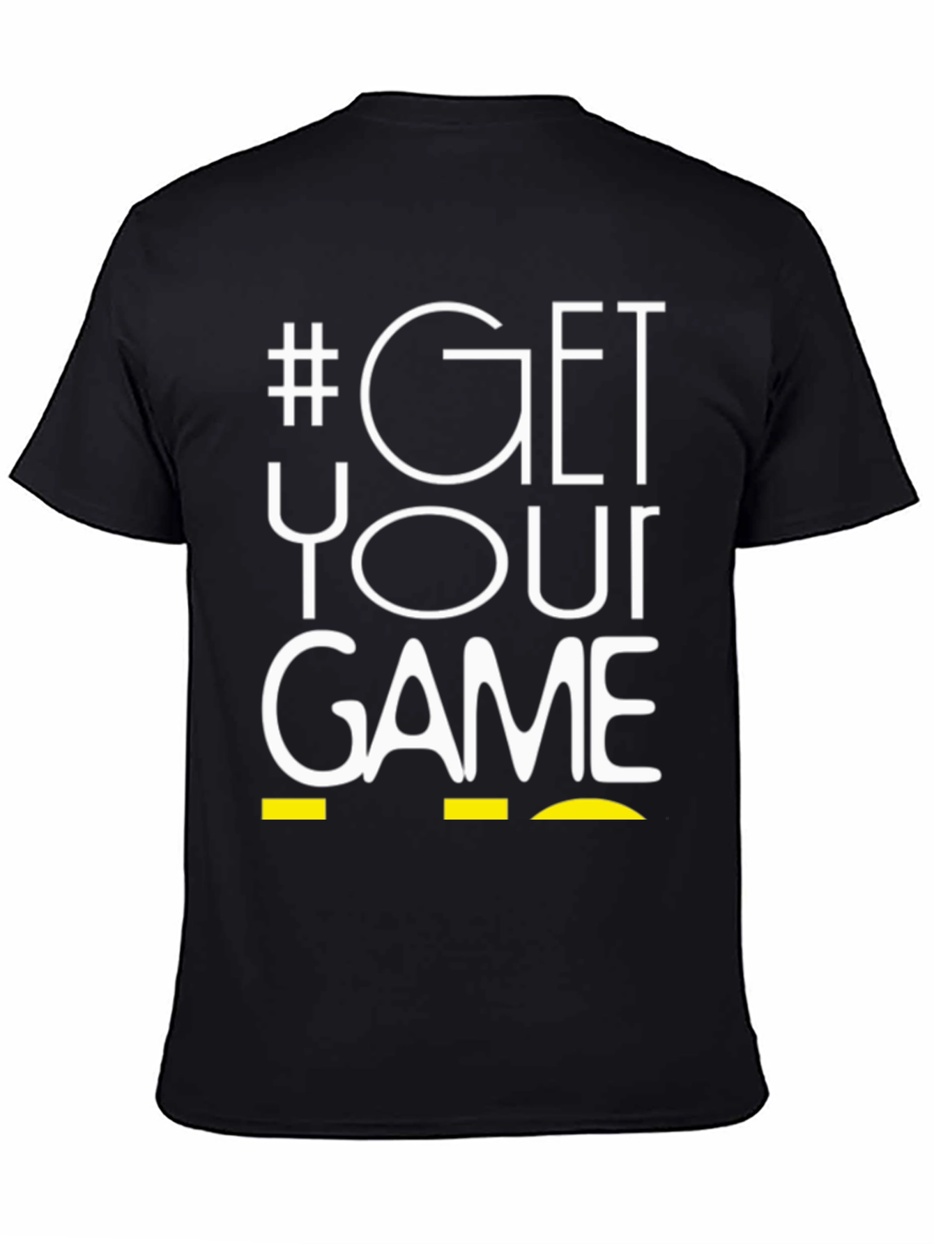 Black Get Your Game On T-Shirt - Black Cotton Blend view 4