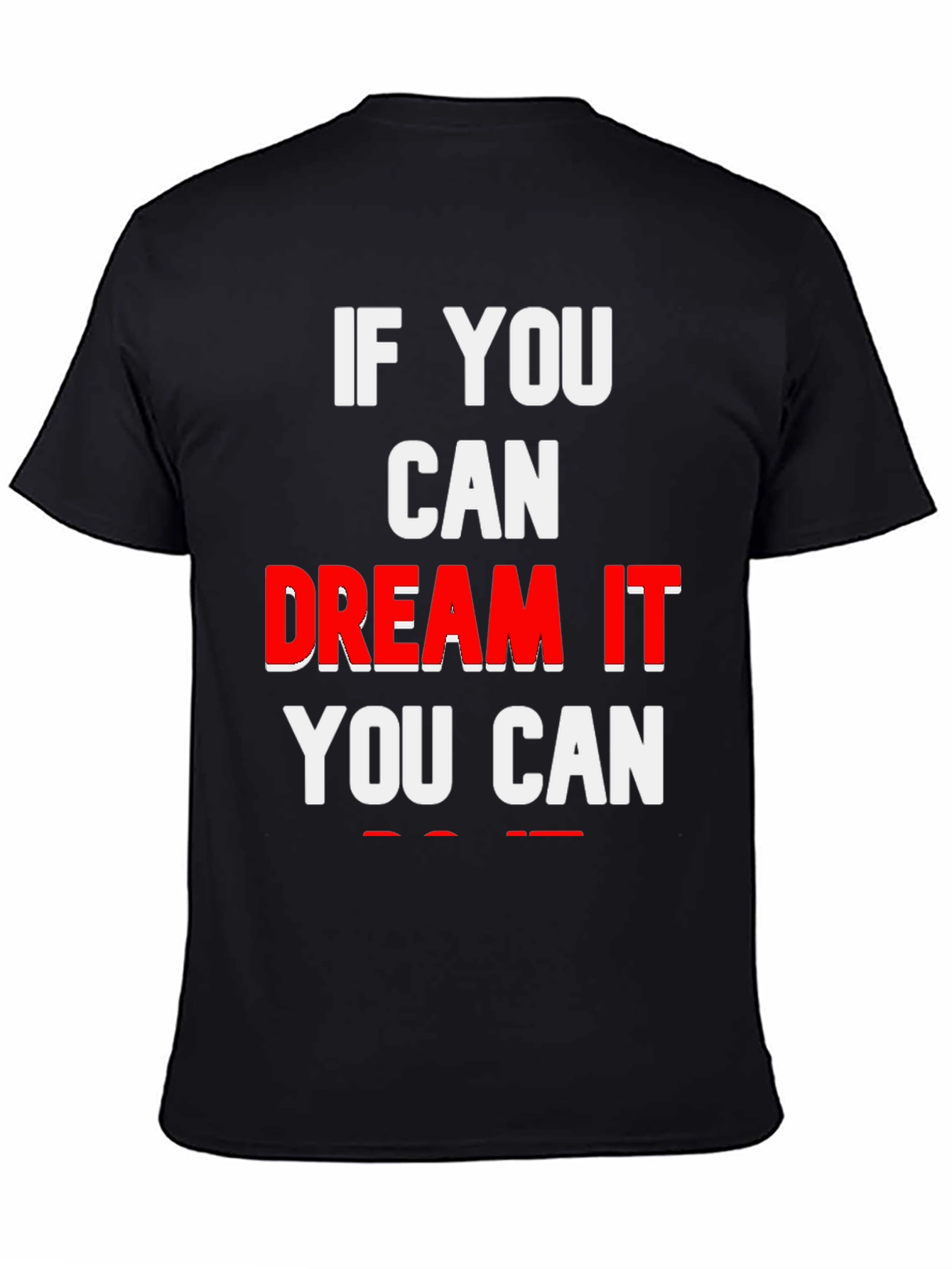 Black Dream It Graphic Tee view 4