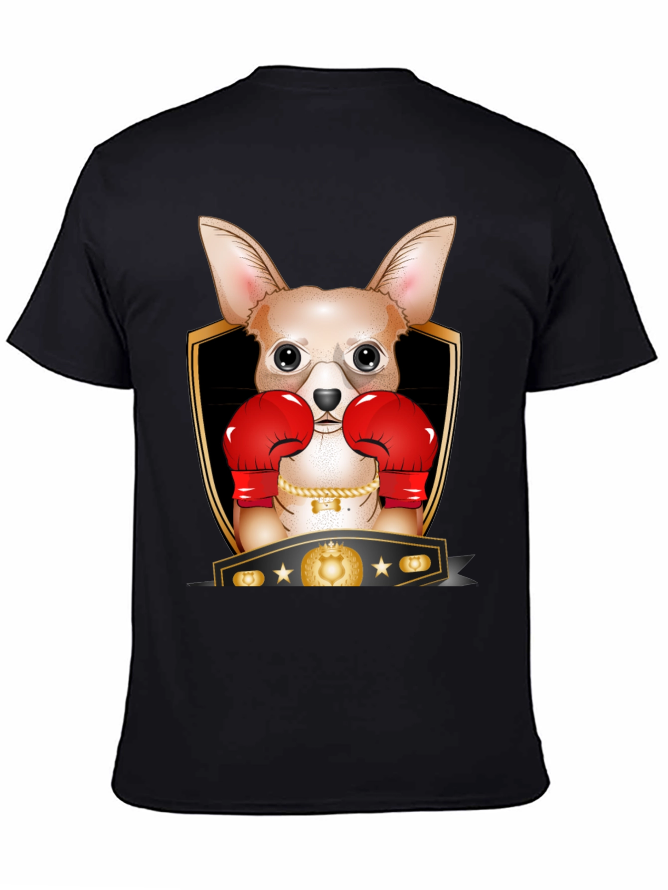 Black Dog Boxer T-Shirt view 4