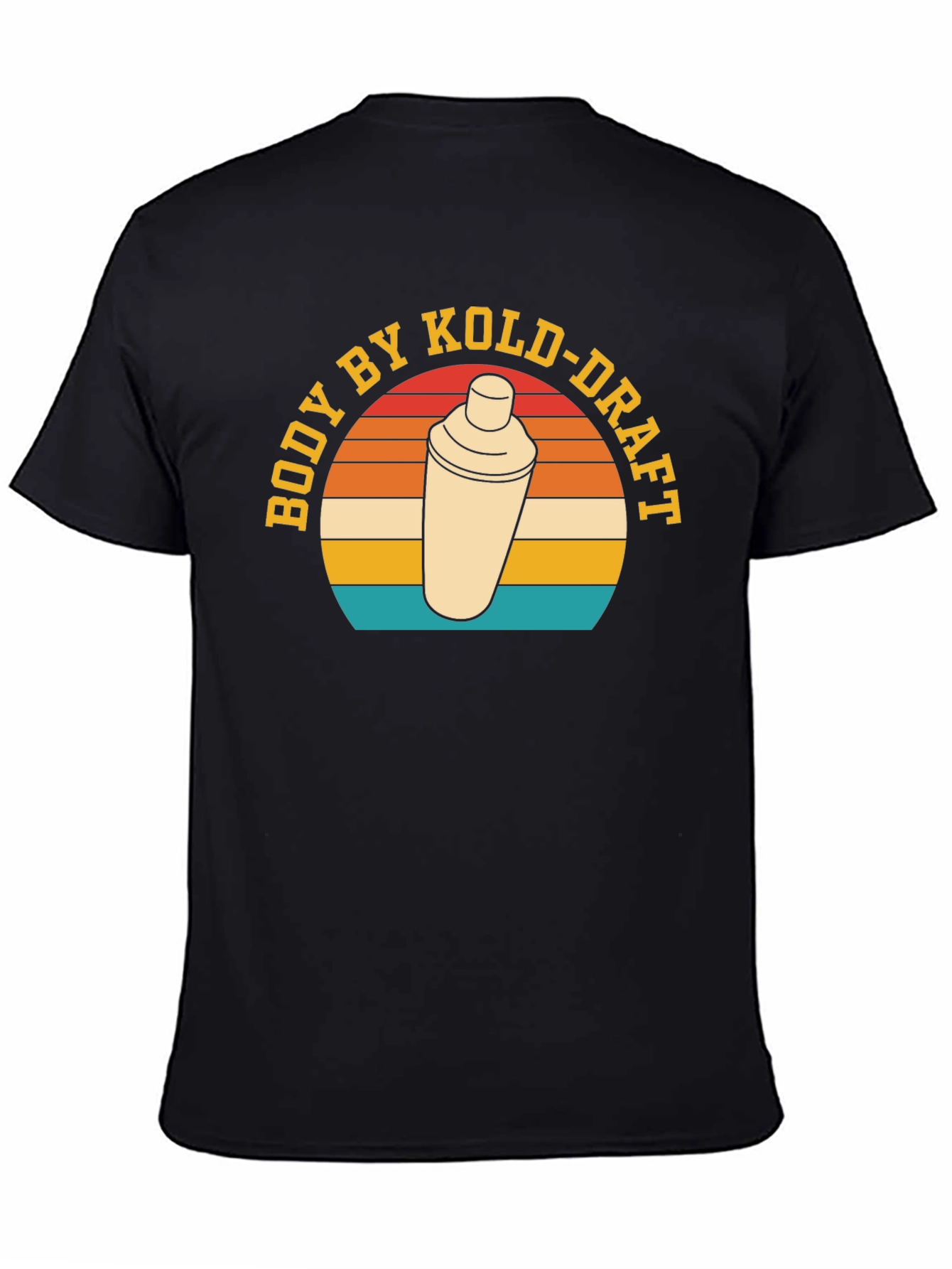 Black Body By Kold-Draft Cocktail Shaker T-Shirt view 4