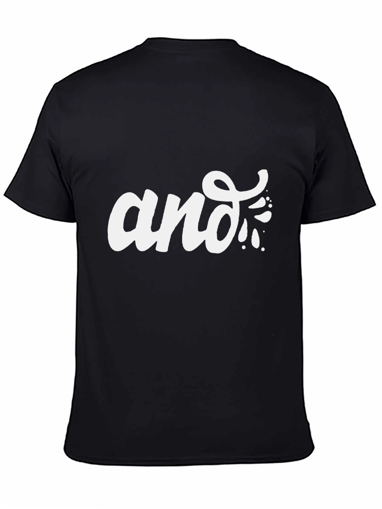 Black And T-Shirt - Stylish Statement Tee view 4