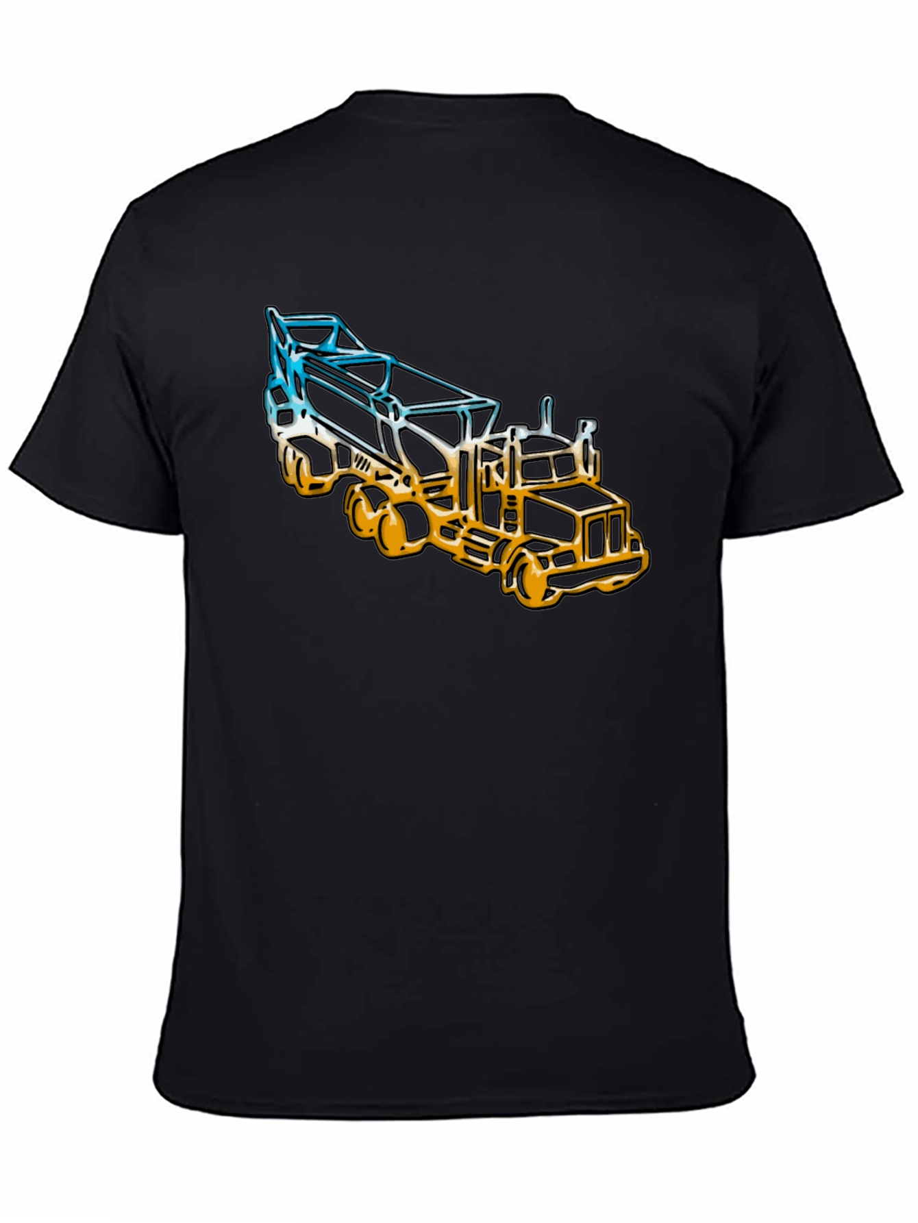 Black Truck Graphic T-Shirt - Cool Design view 4