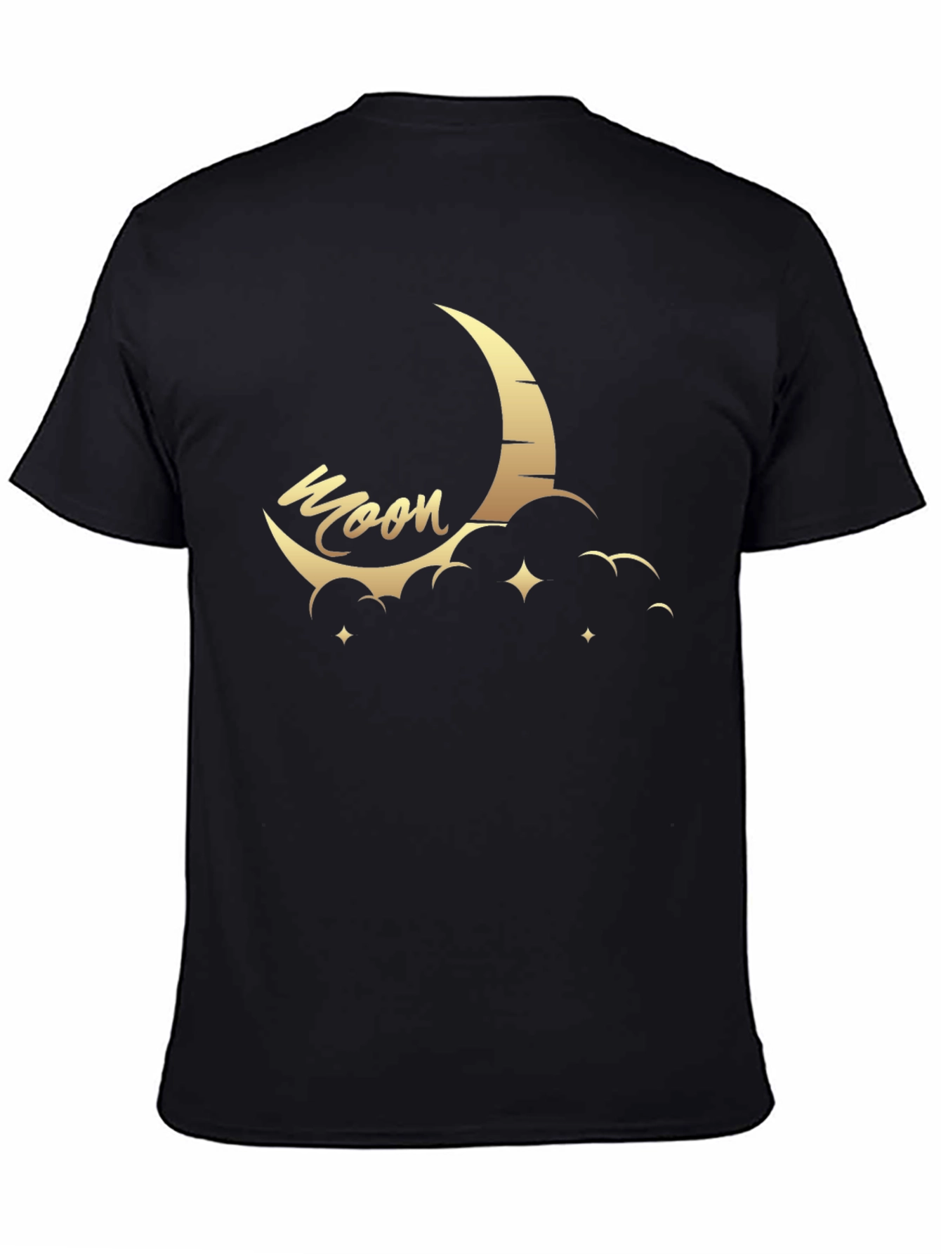 Black Moon Graphic Print T-Shirt view 4