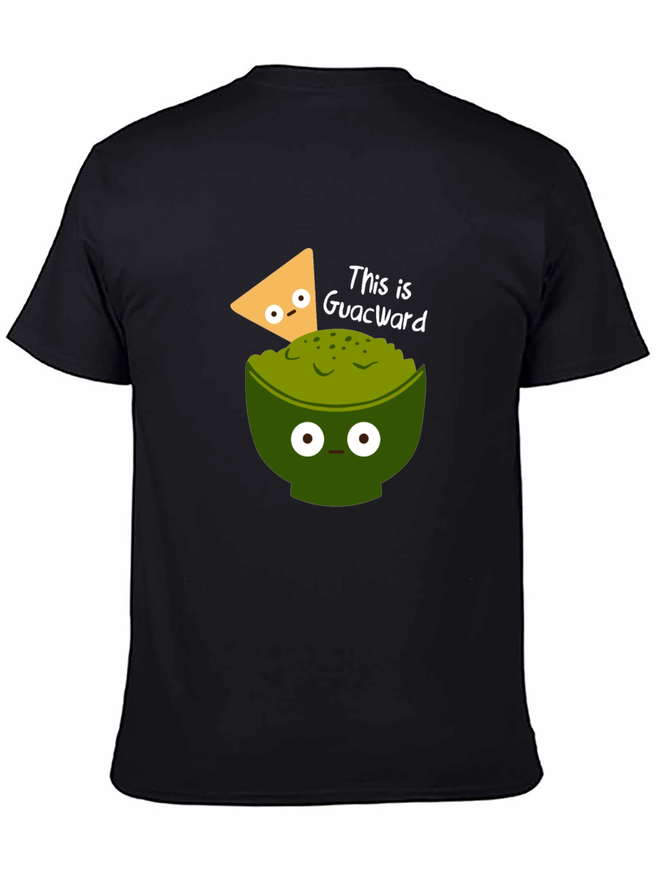 Black This Is Guacward Funny Guacamole T-Shirt view 4