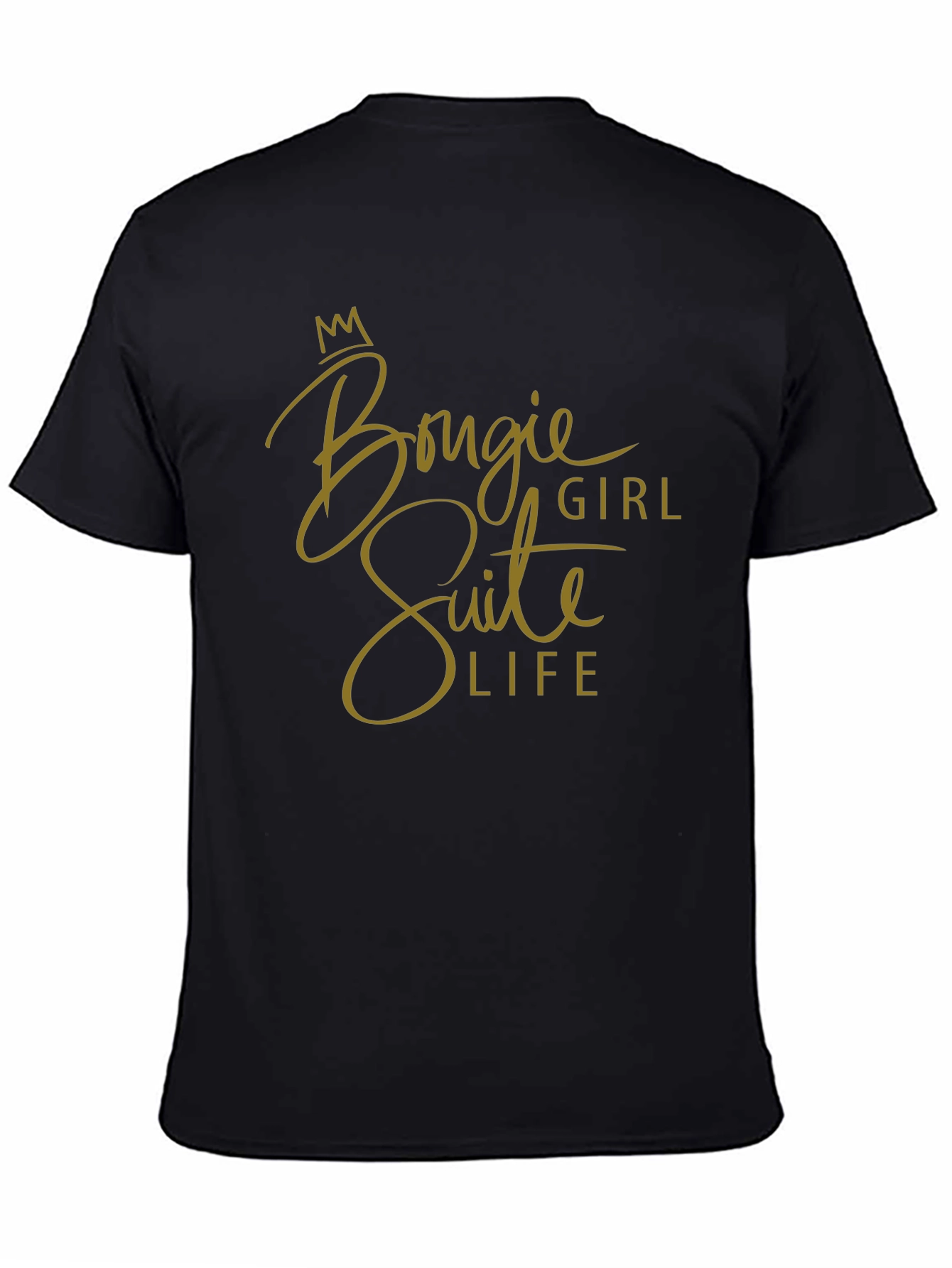 Black Bougie Girl Suite Life Black T-Shirt view 4