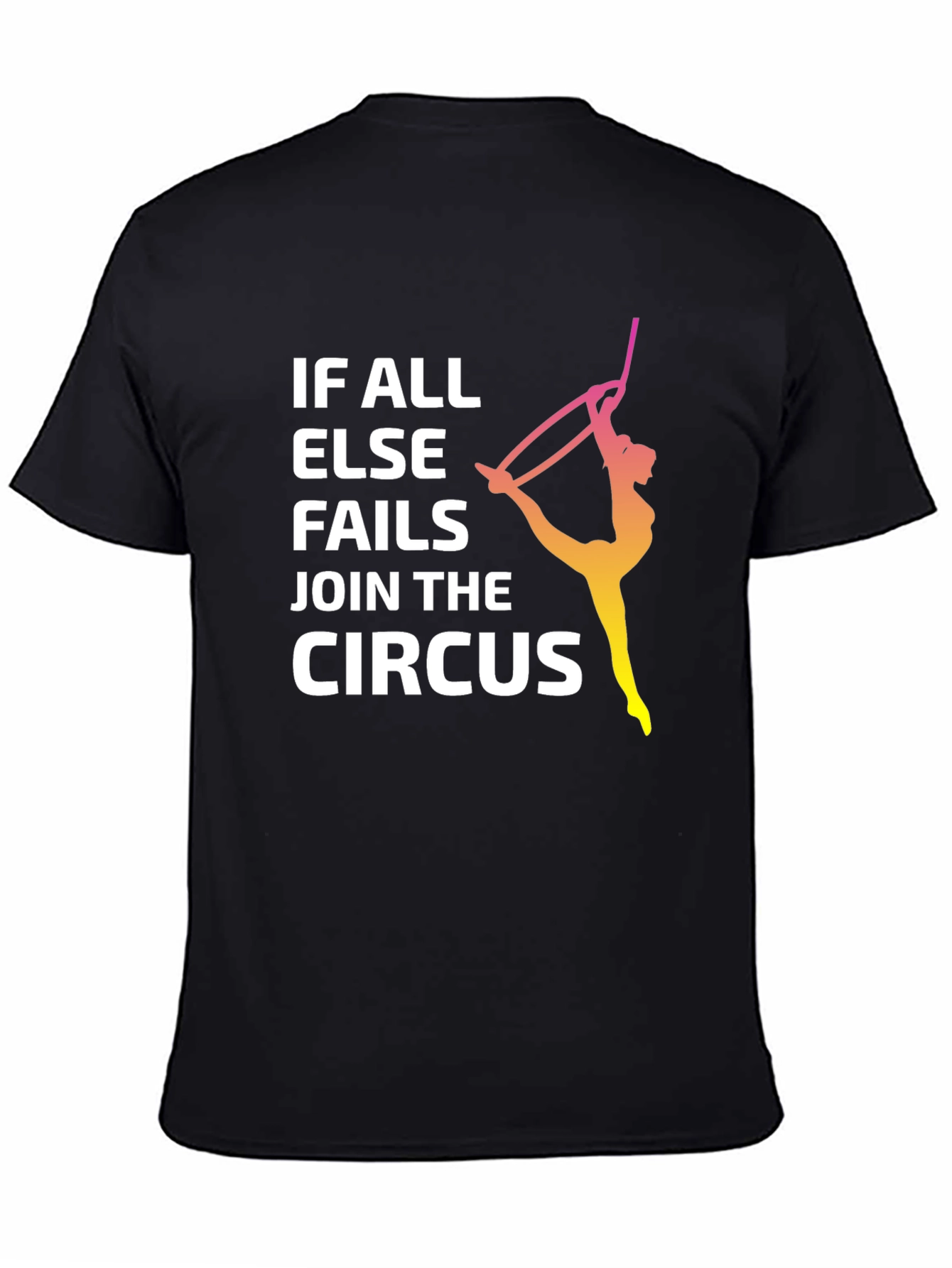 Black Join the Circus T-Shirt: Unique Graphic Tee view 4