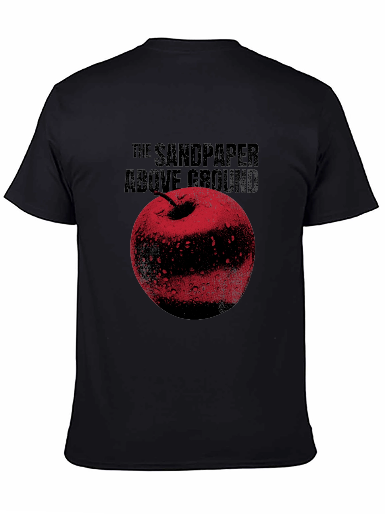 Black The Sandpaper Above Ground Graphic T-Shirt view 4