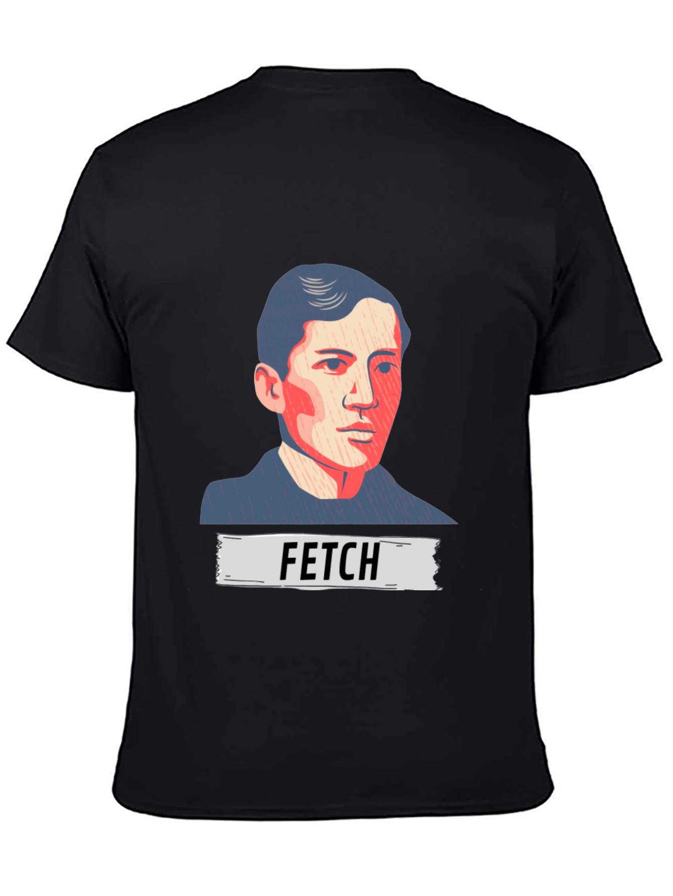 Black FETCH Graphic Tee - Cool & Trendy view 4
