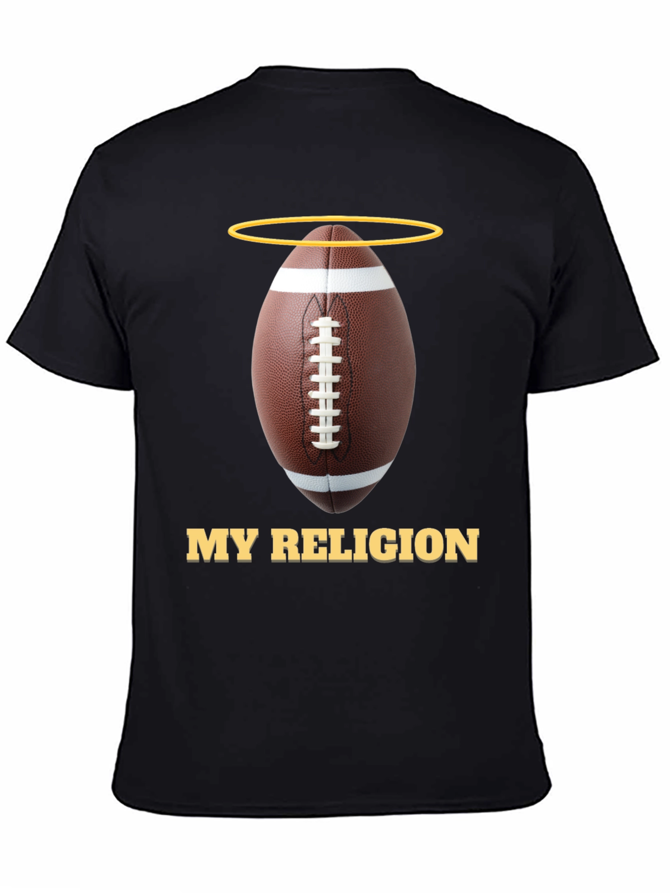 Football Religion Graphic T-Shirt - 4