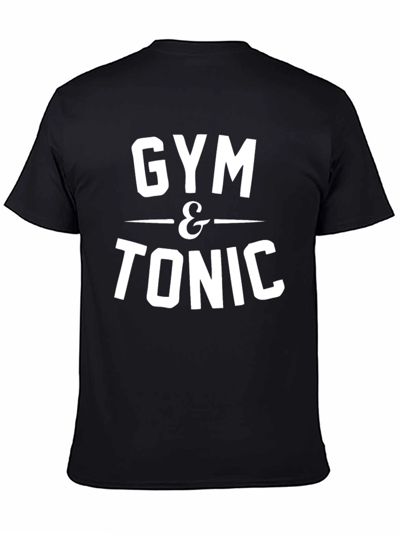 Black Gym & Tonic Graphic Tee - Black Short Sleeve view 4