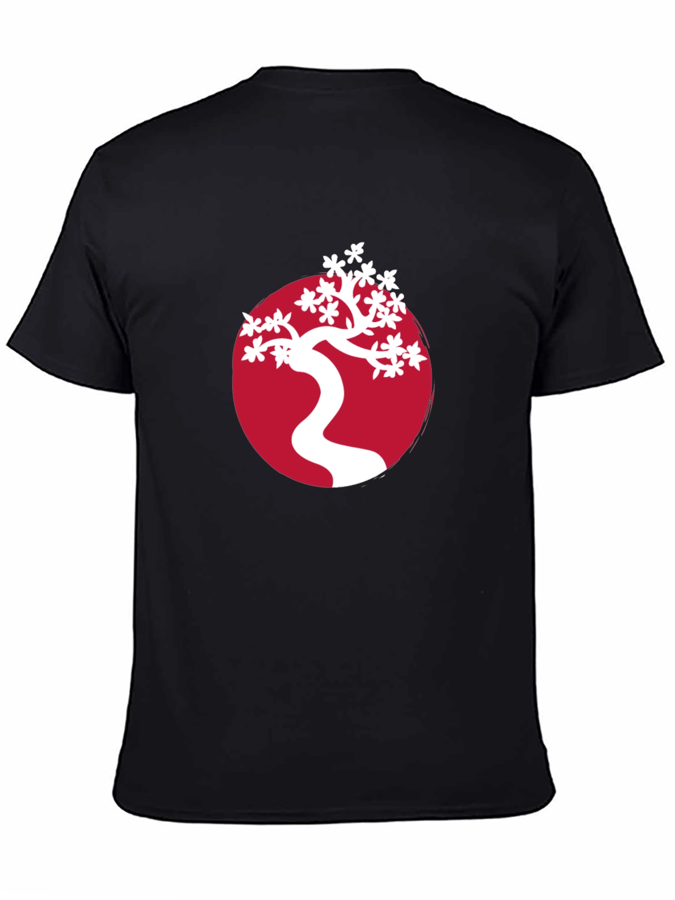 Black Bonsai Tree Graphic Tee - Stylish Japanese Art Shirt view 4