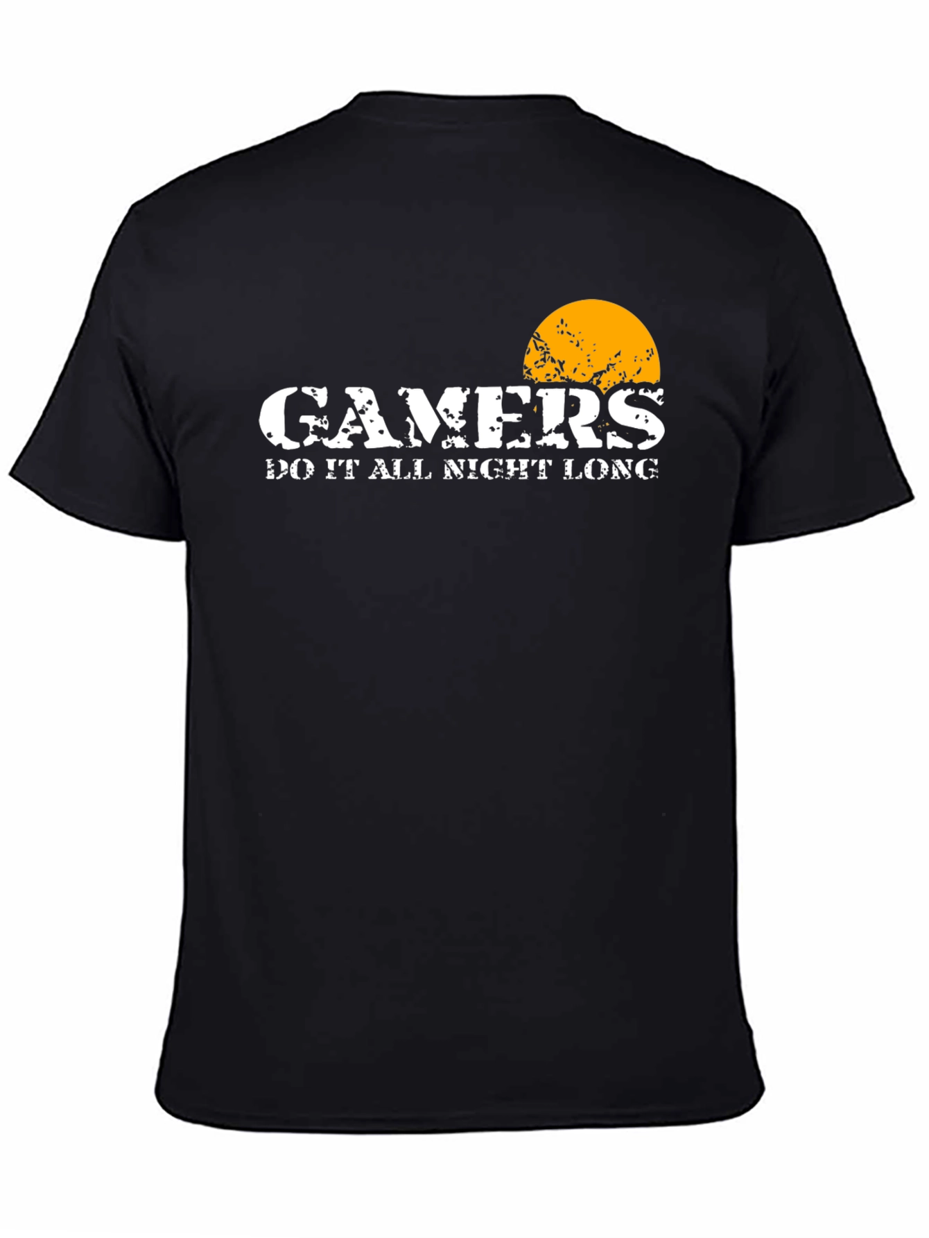 Black Gamers Do It All Night Long T-Shirt view 4