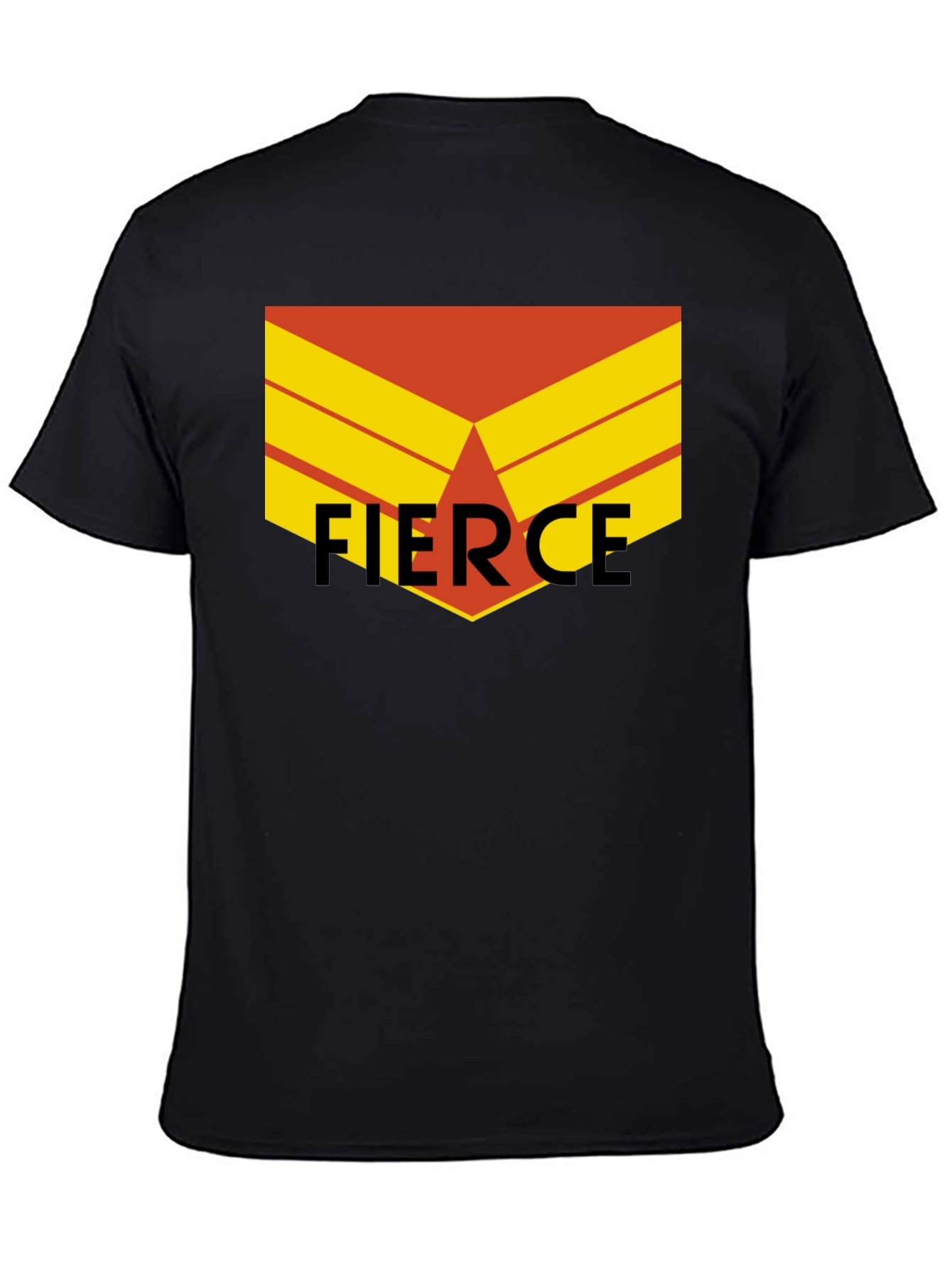 Black Fierce Graphic Tee - Bold Statement Shirt view 4