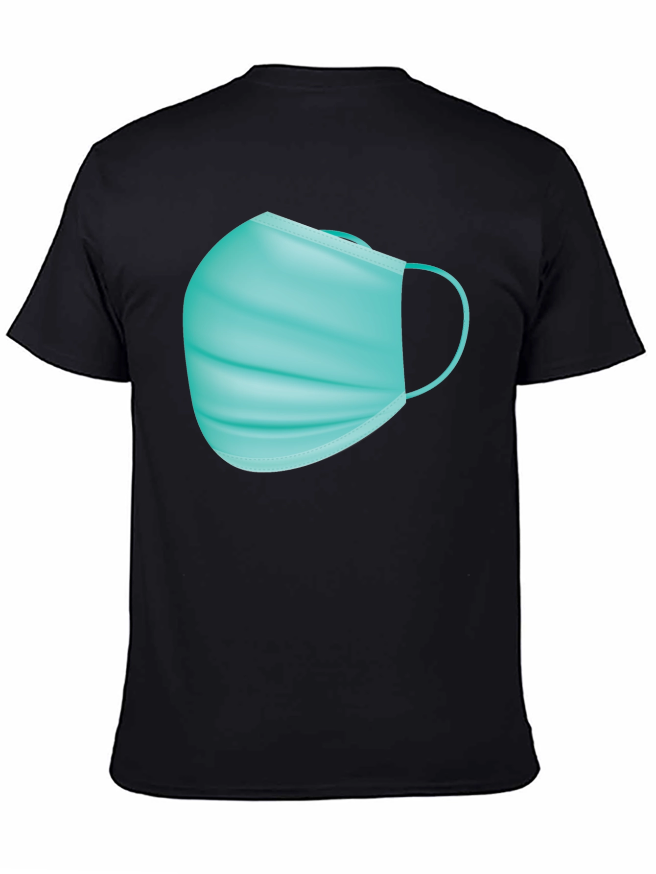 Black Mask T-Shirt - Stay Safe in Style view 4