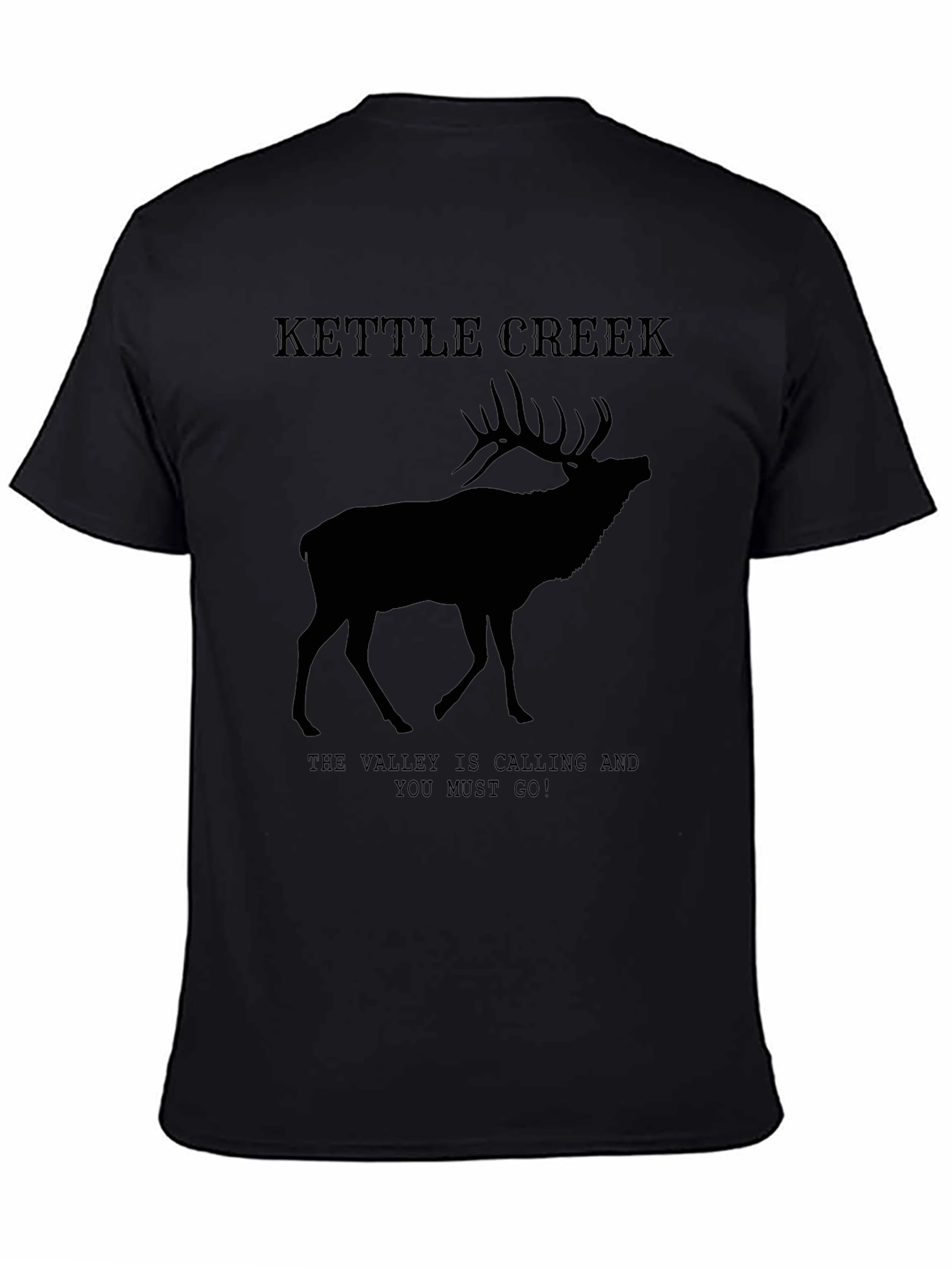Black Kettle Creek Elk Graphic T-Shirt view 4