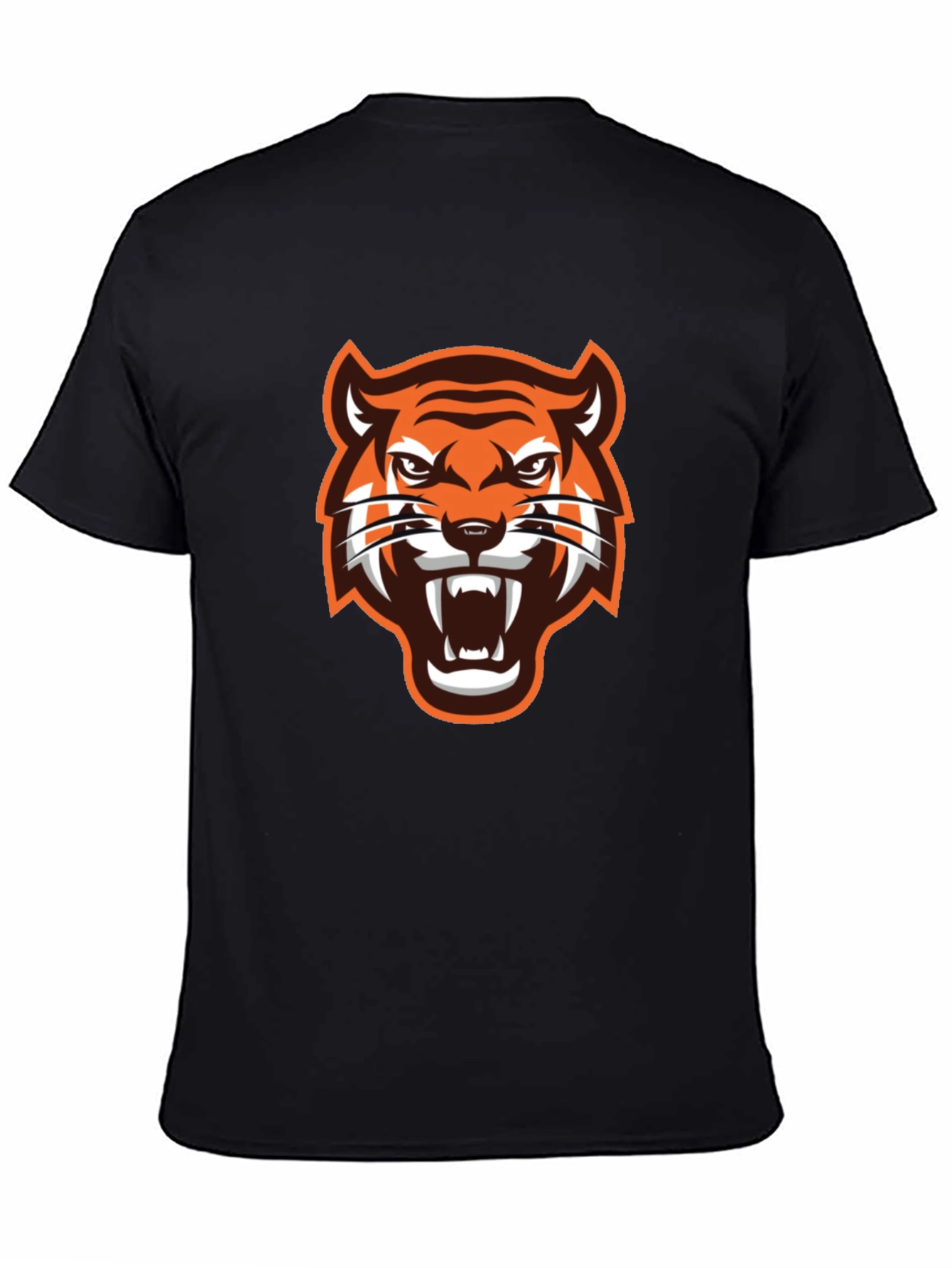 Black Black Tiger Graphic T-Shirt view 4