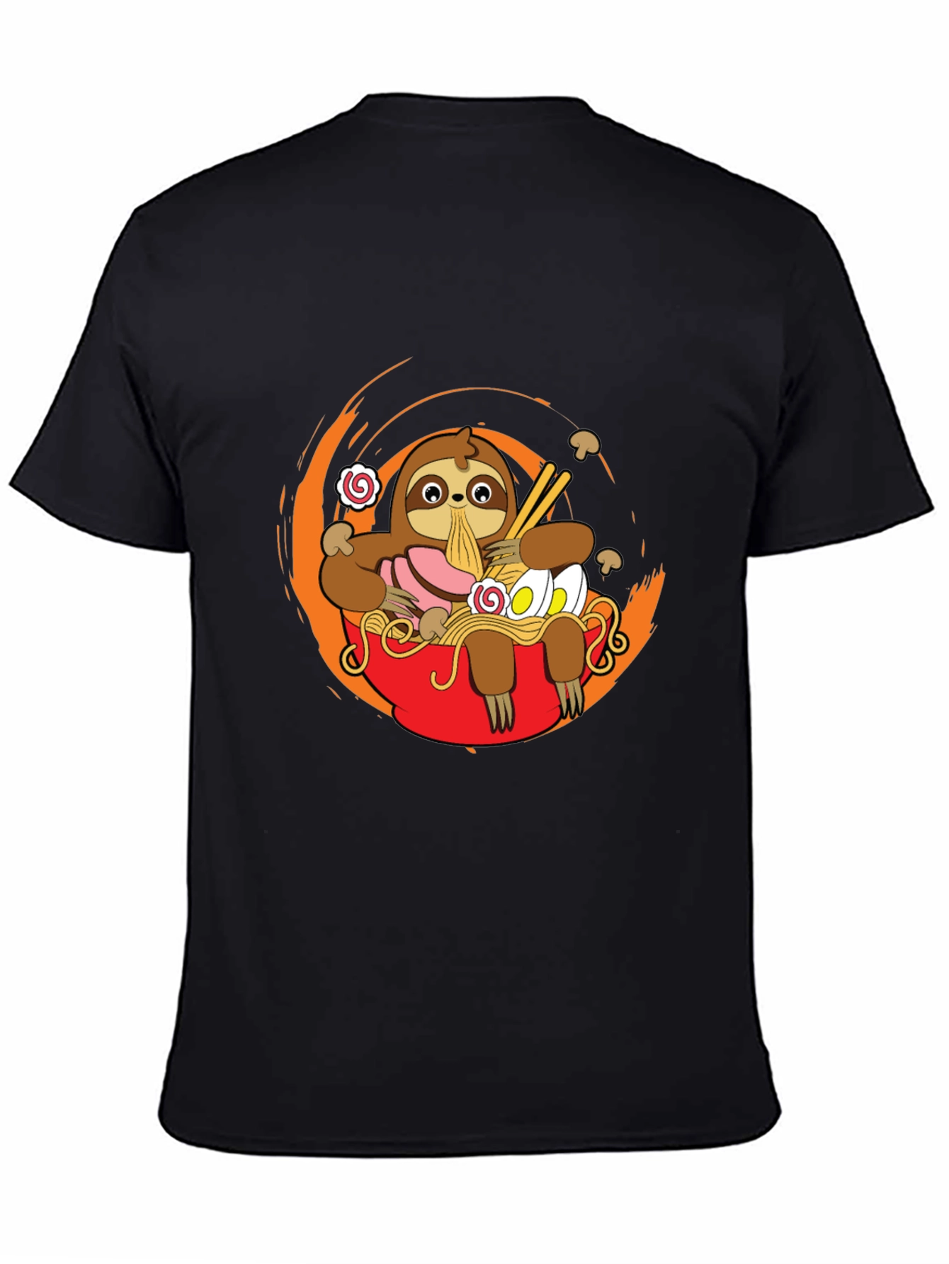 Sloth Ramen T-Shirt - Cute Noodle Lover Tee - 4
