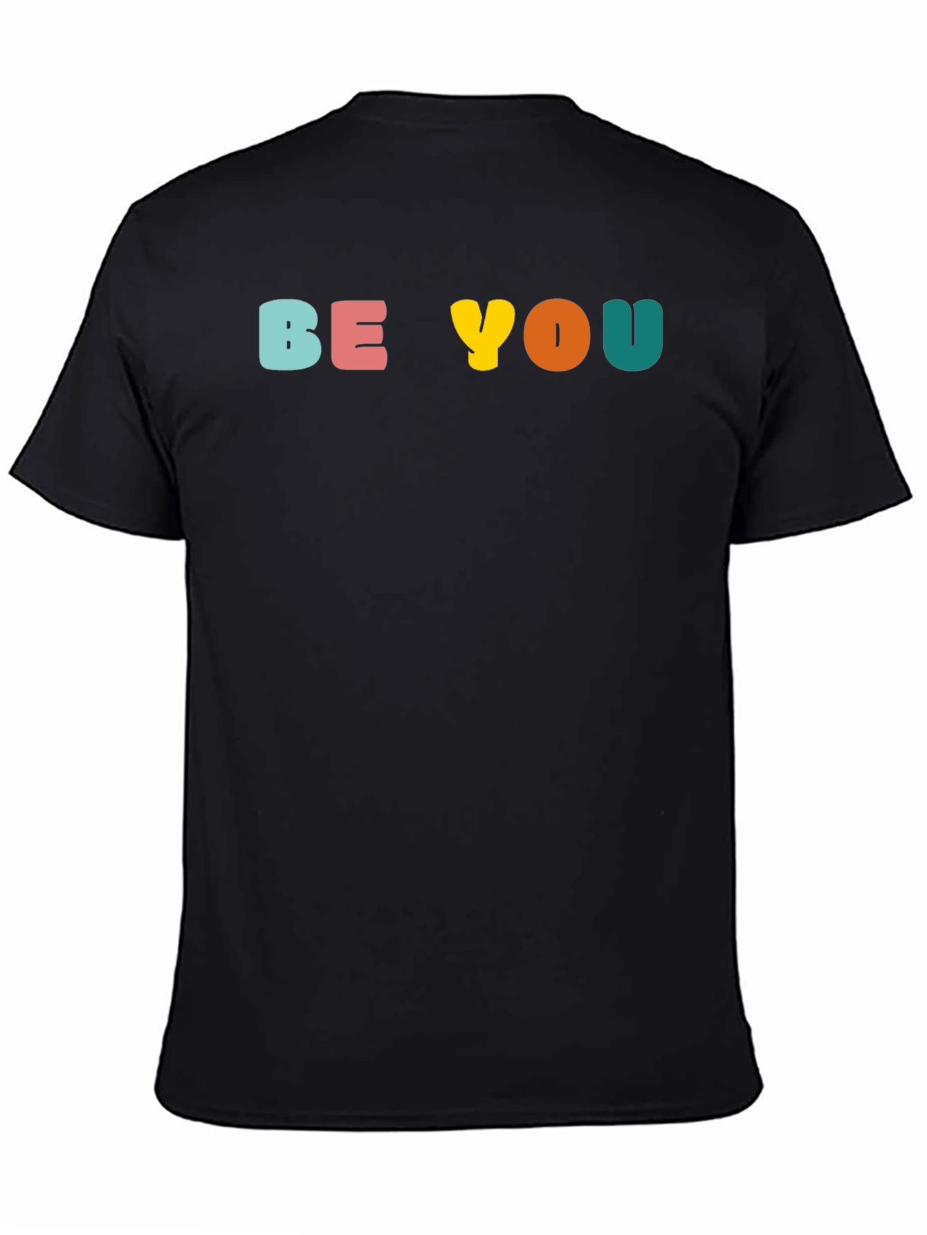 Black Be You Graphic Tee - Black view 4