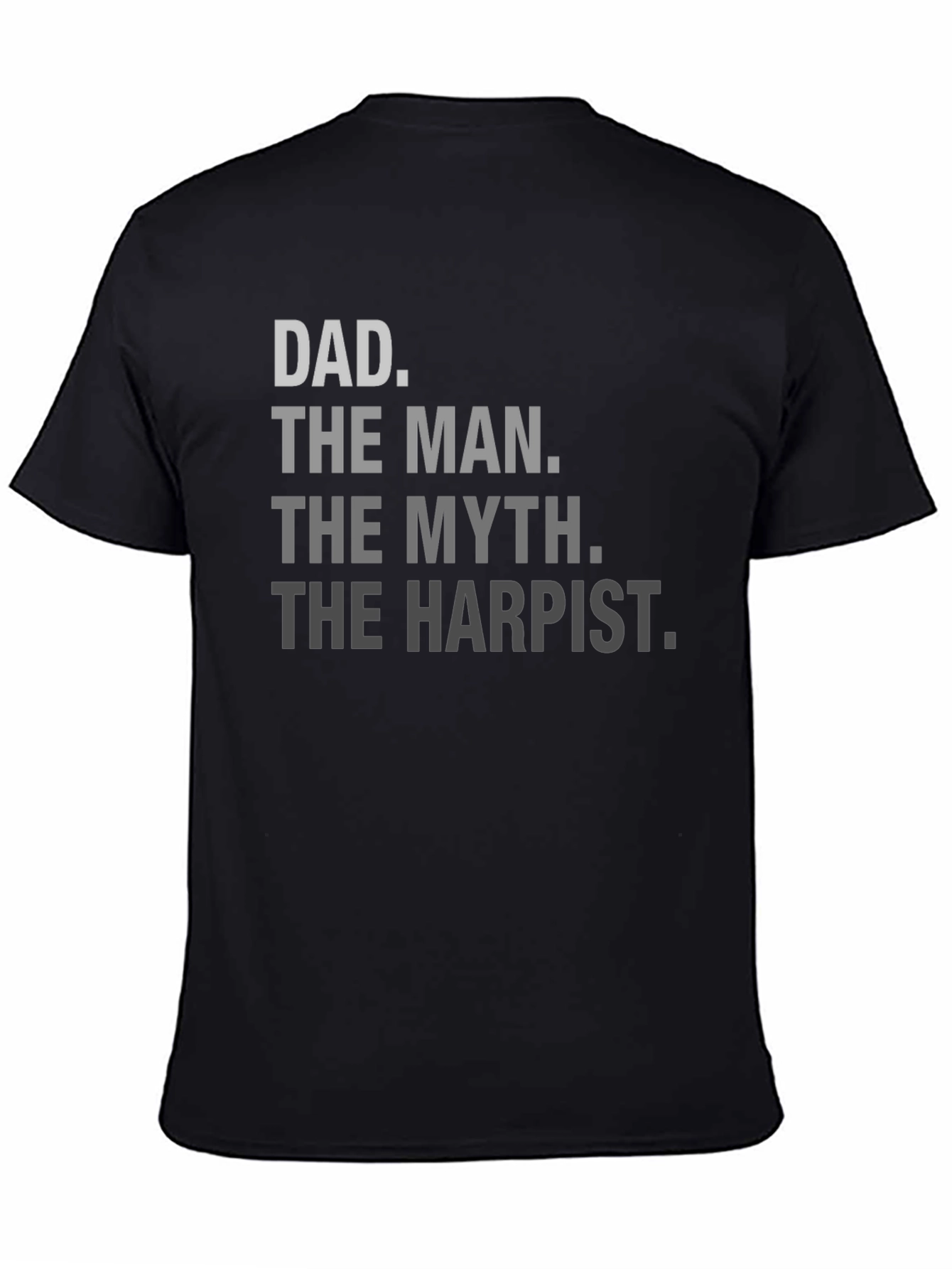 Black Dad. The Man. The Myth. T-Shirt view 4
