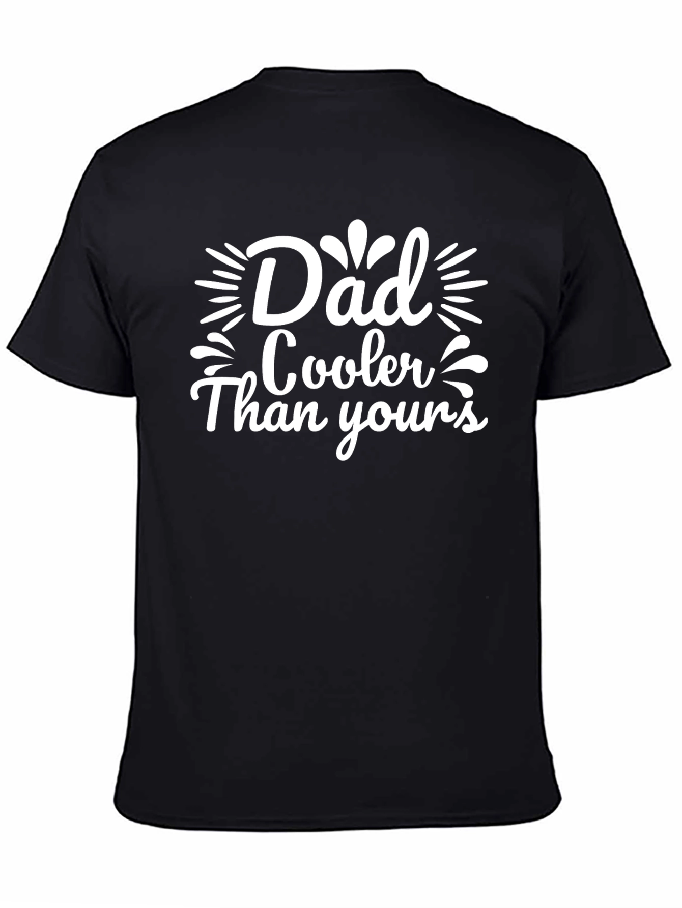 Black Cool Dad T-Shirt view 4