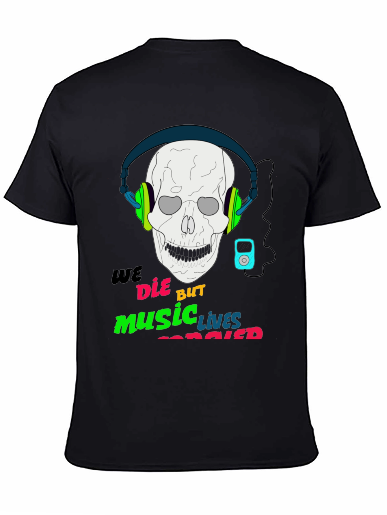 Black Music Never Dies T-Shirt view 4