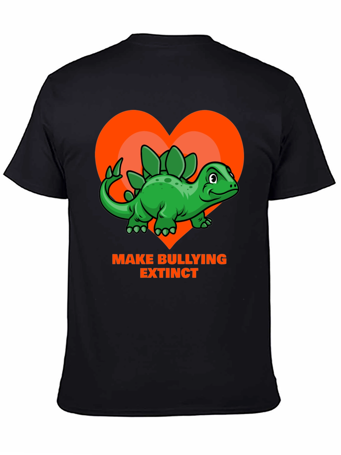 Black Make Bullying Extinct T-Shirt view 4