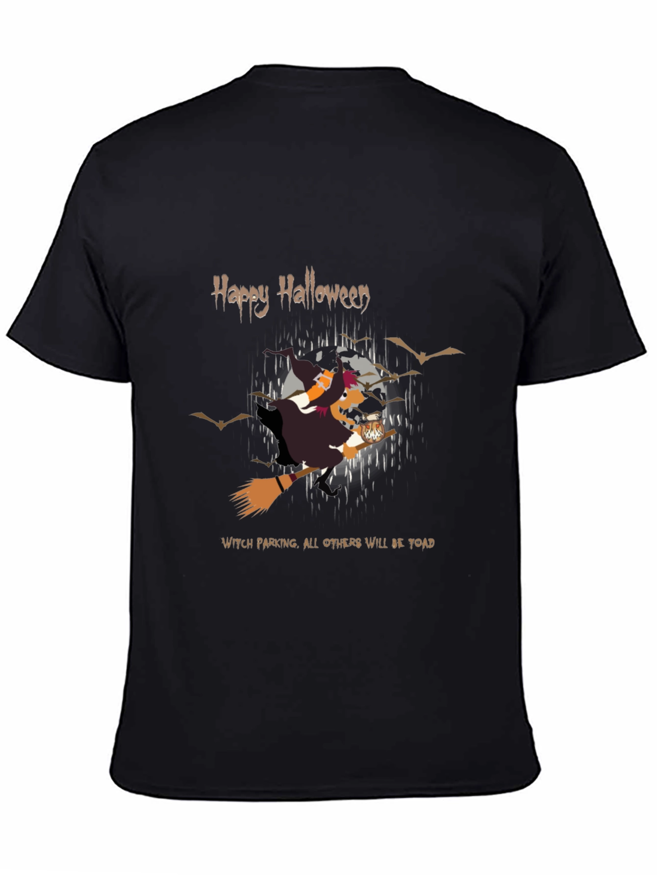 Happy Halloween Witch Parking T-Shirt - 4
