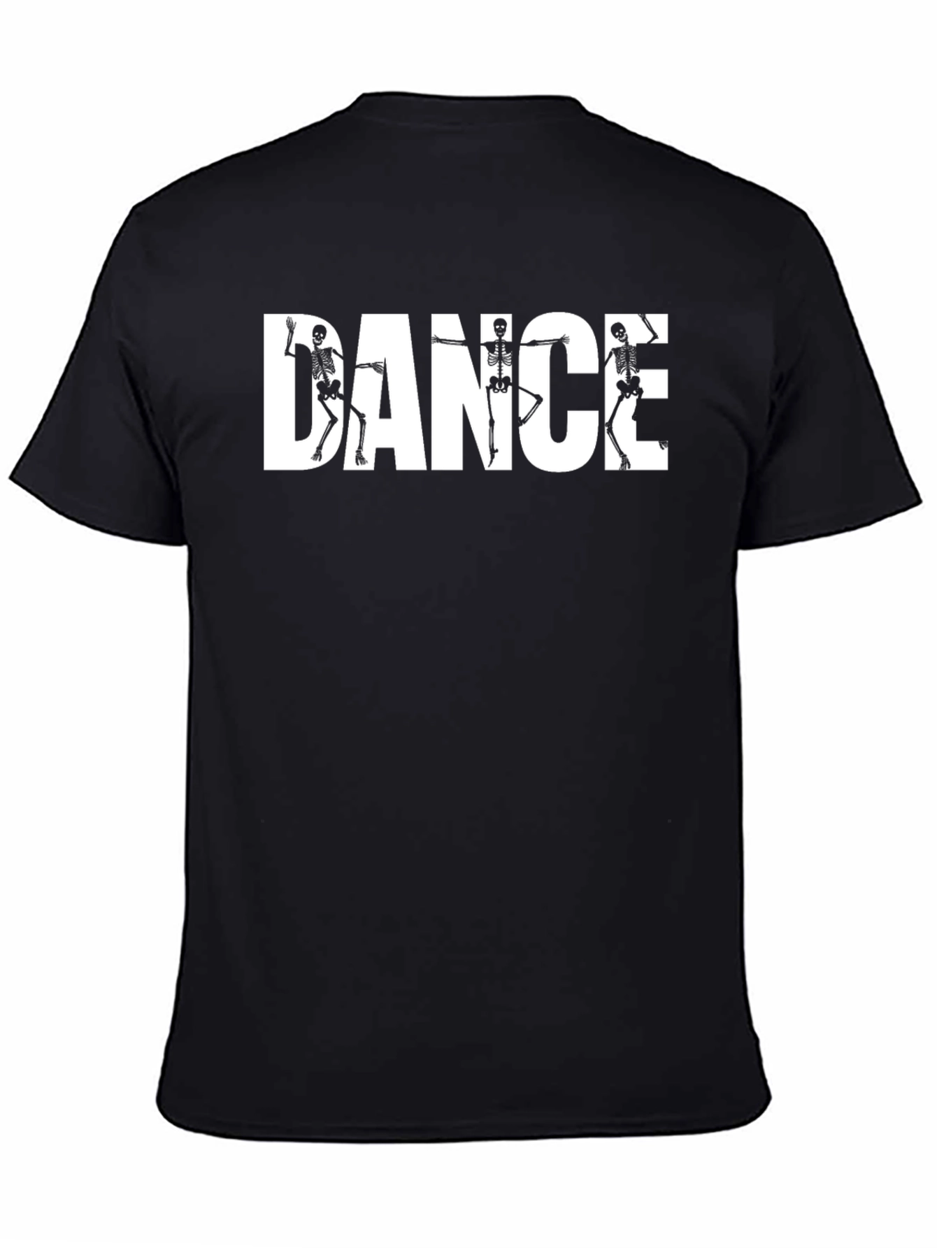 Black Skeleton Dance T-Shirt - Halloween Fun! view 4