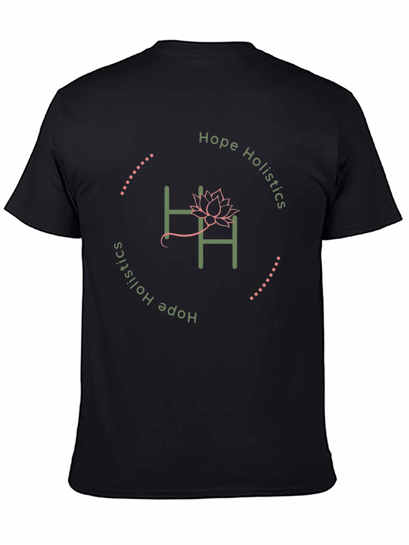 Black Hope Holistics Black T-Shirt view 4