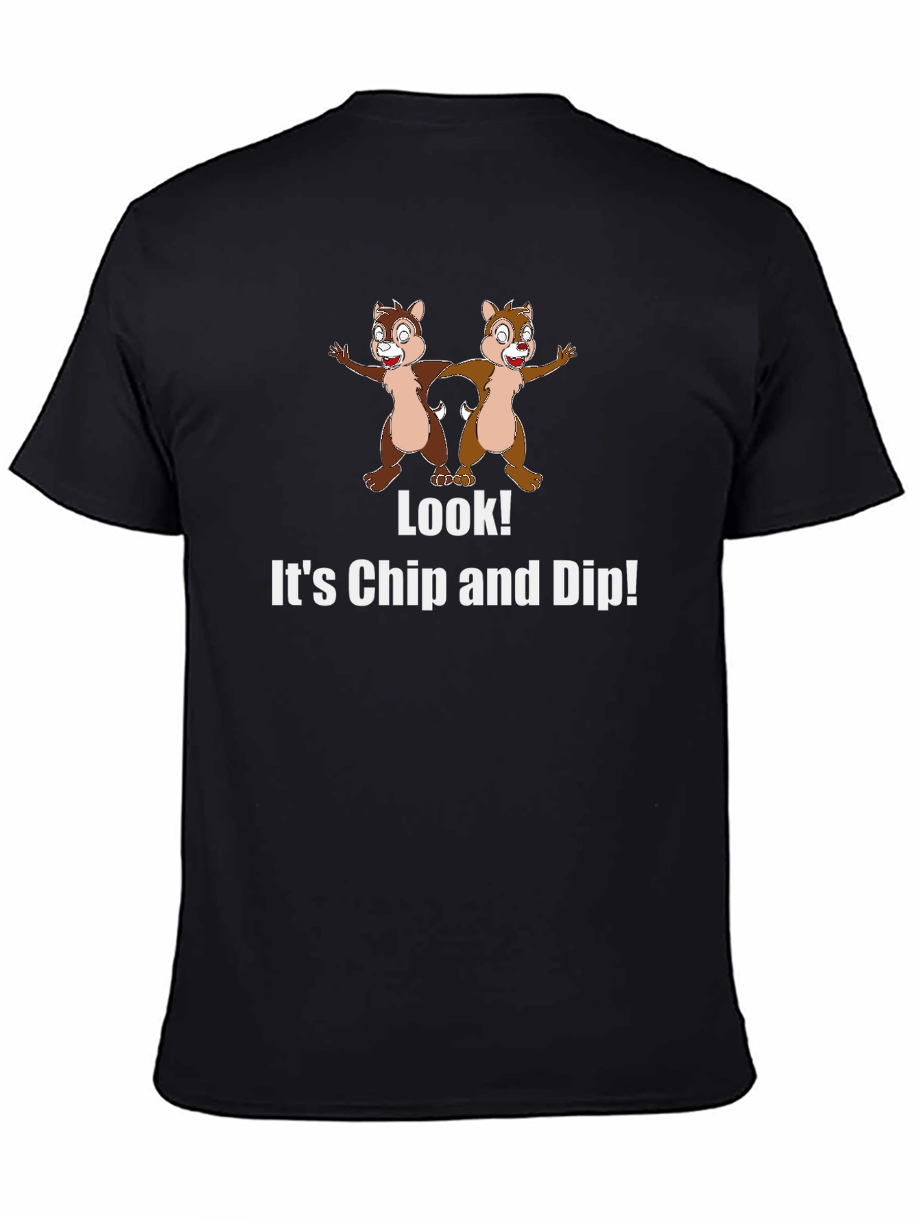 Chip and Dip T-Shirt - Cartoon Graphic Tee - 4