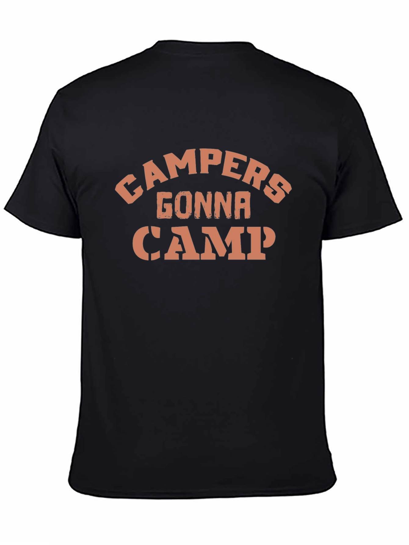 Black Campers Gonna Camp Black Graphic Tee view 4