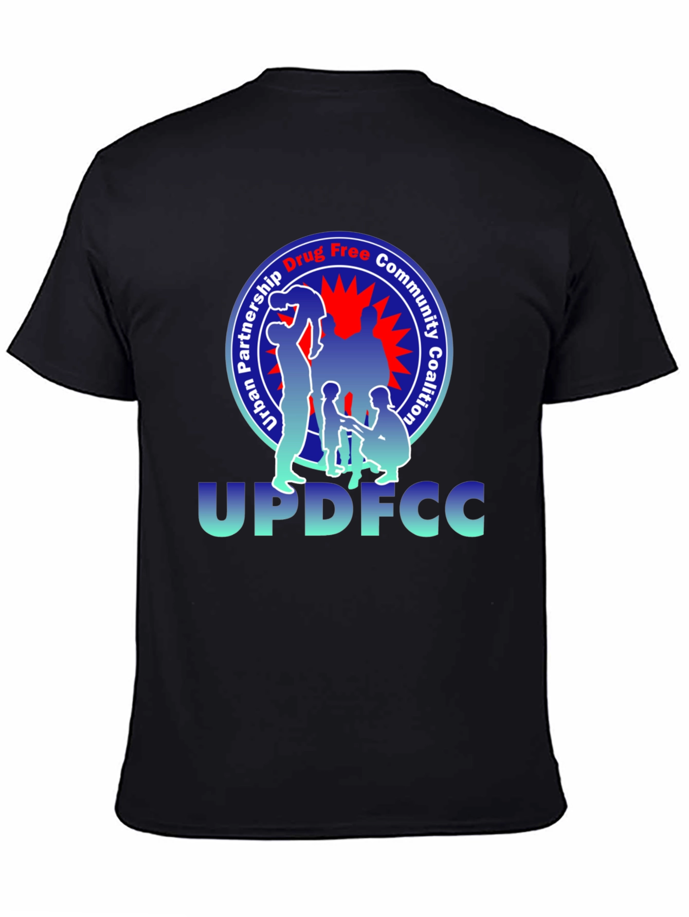 Black Urban Partnership Drug Free Community Coalition T-Shirt view 4