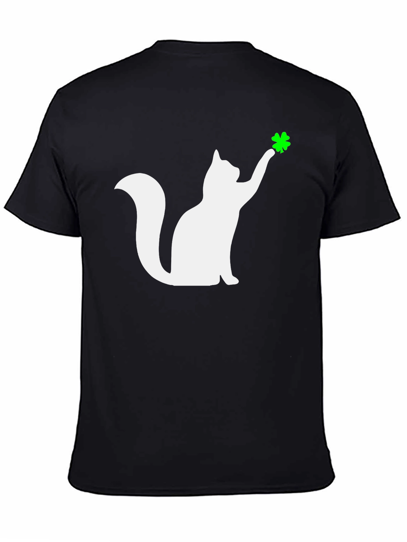 Lucky Cat Black T-Shirt - 4