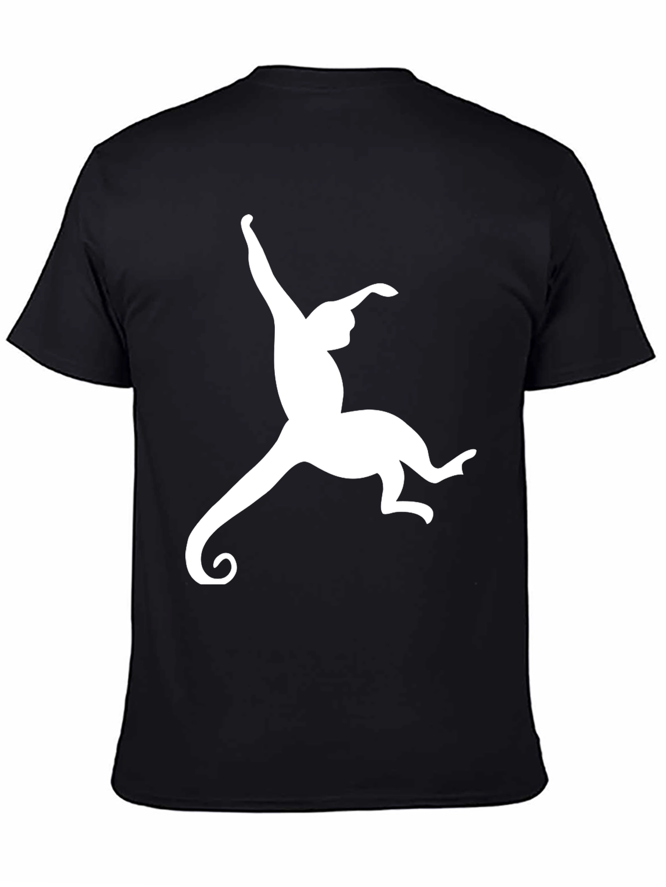 Black Monkey Graphic Tee - Men's Black T-Shirt view 4