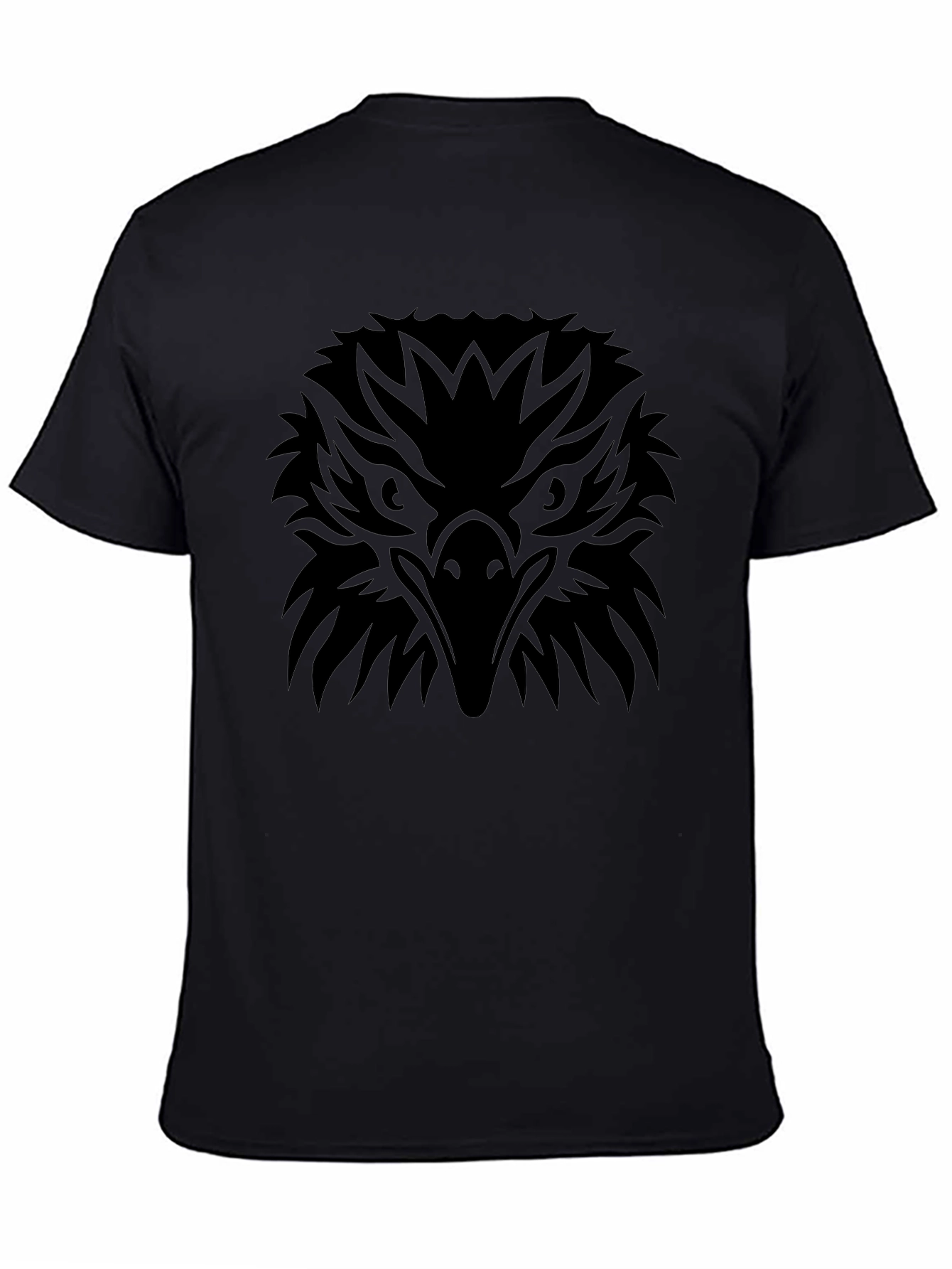 Black Eagle Graphic Tee - Men's Black T-Shirt view 4