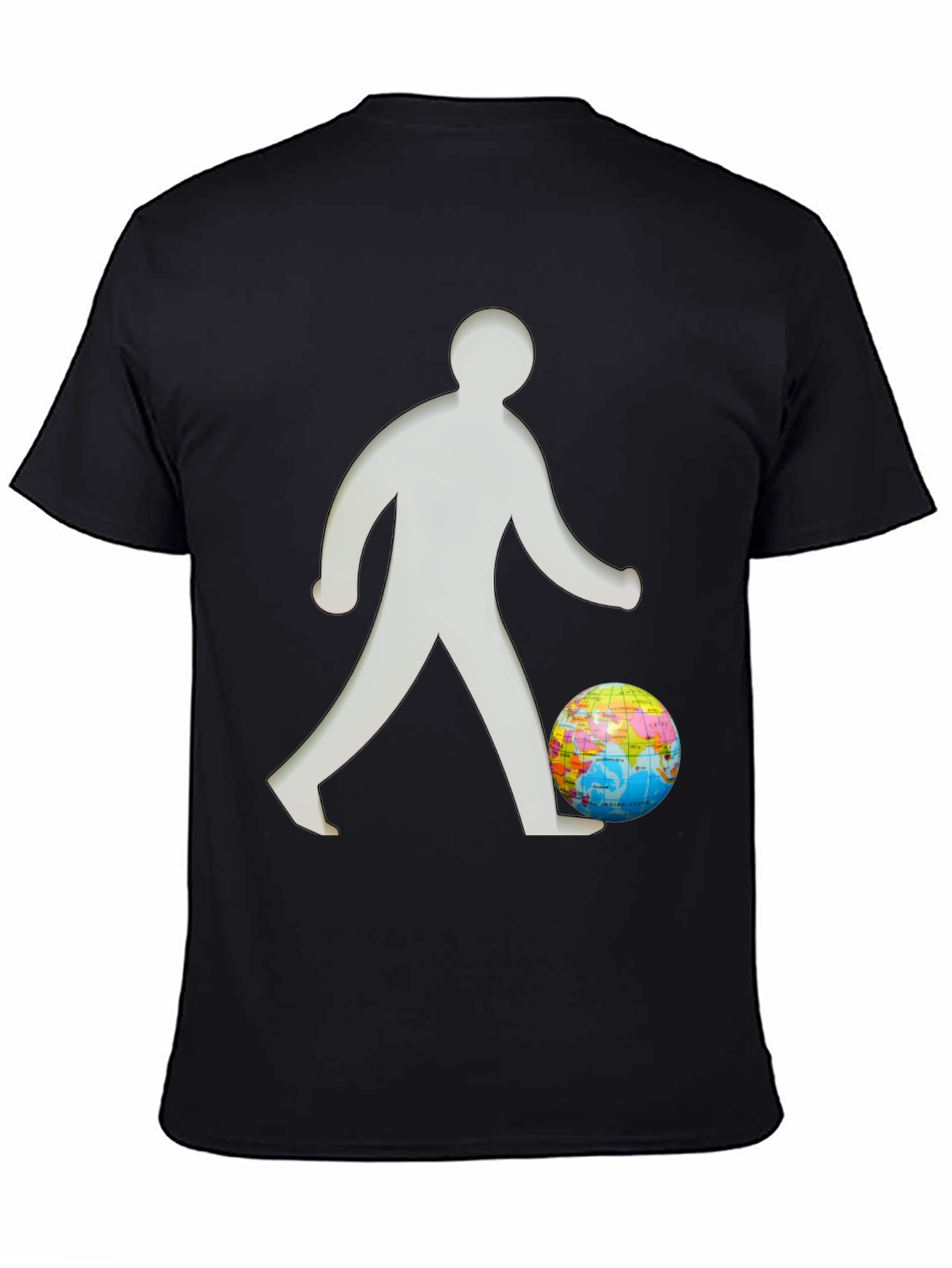 Black Global Citizen Tee - Earth Day Shirt view 4