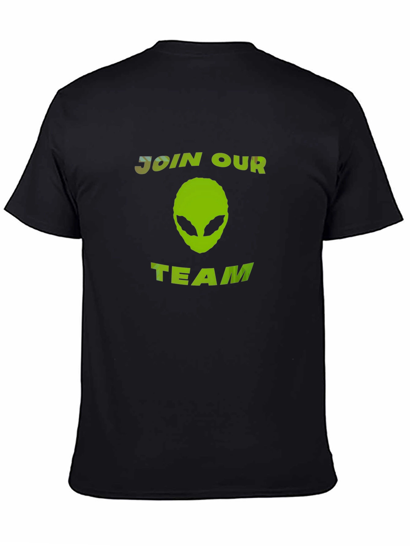 Black Join Our Team Alien T-Shirt view 4
