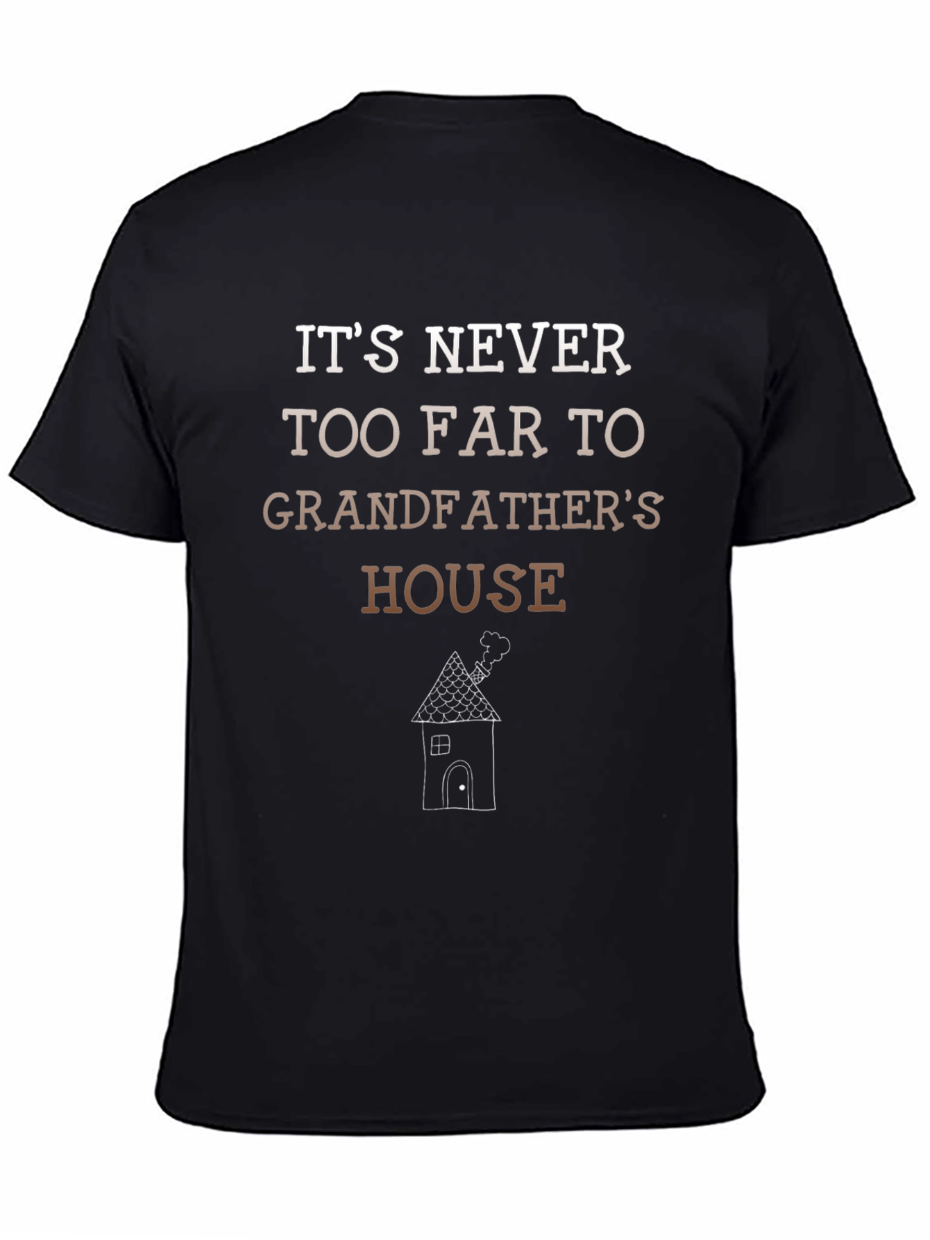 Black Grandfather's House T-Shirt view 4