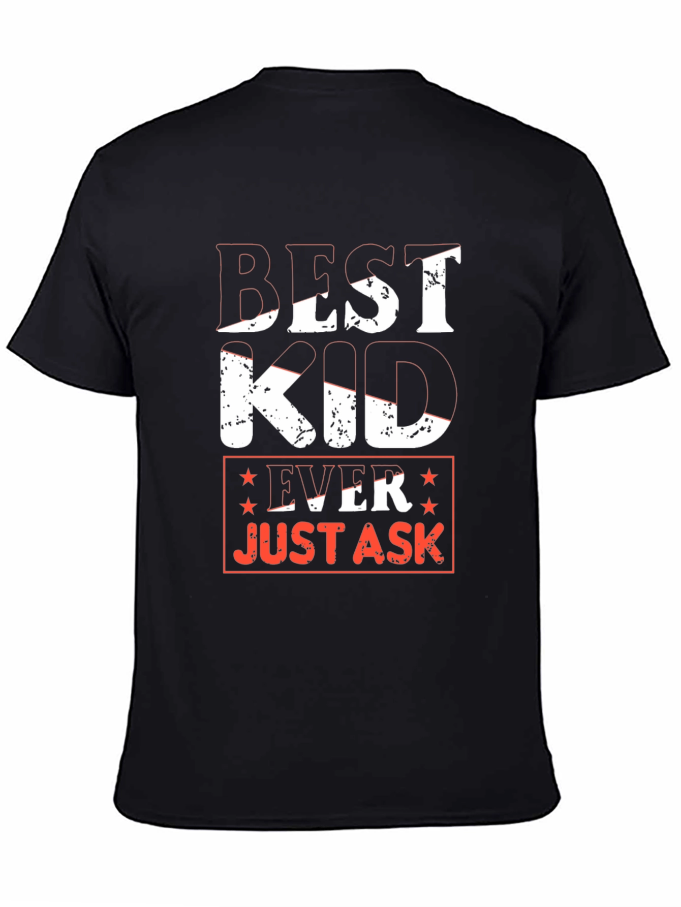 Black Best Kid Ever Graphic T-Shirt view 4