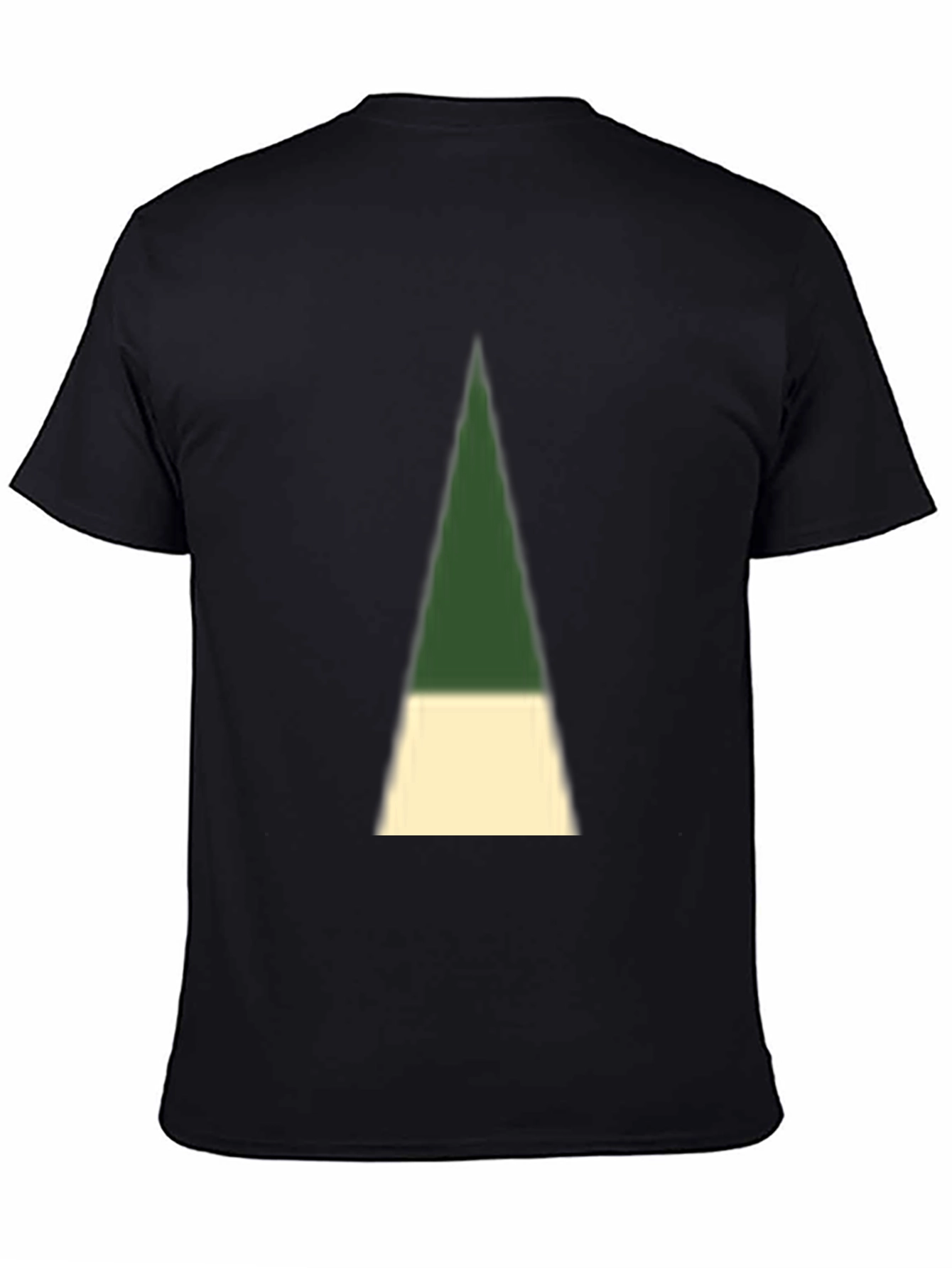 Black Modern Abstract T-Shirt view 4
