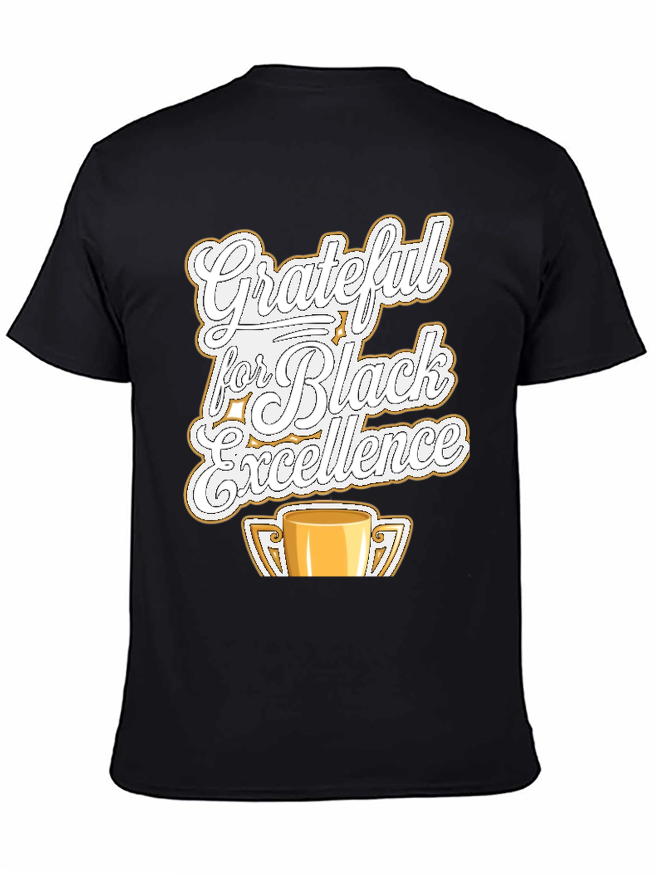 Black Grateful for Black Excellence T-Shirt view 4