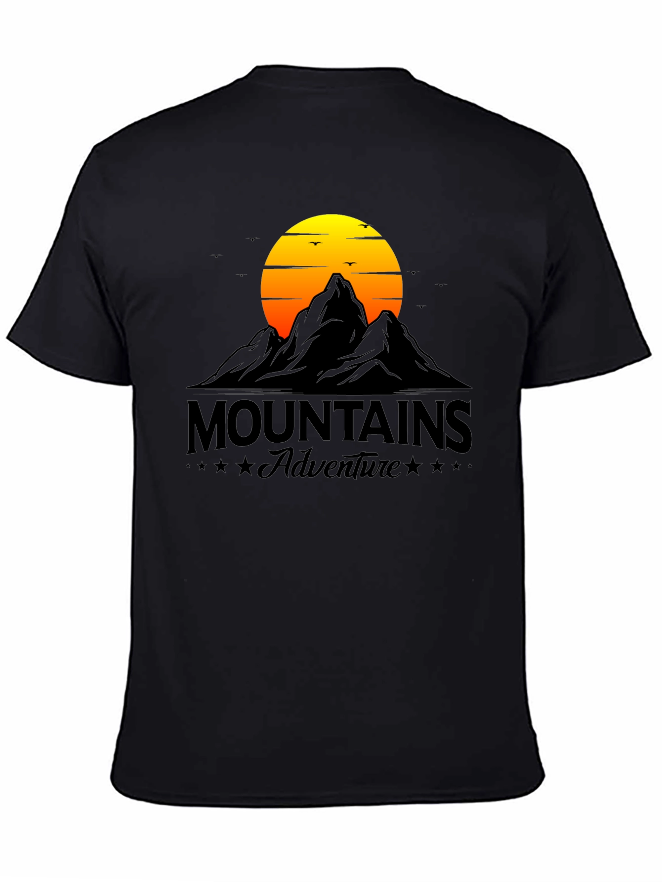 Black Mountains Adventure Graphic T-Shirt view 4