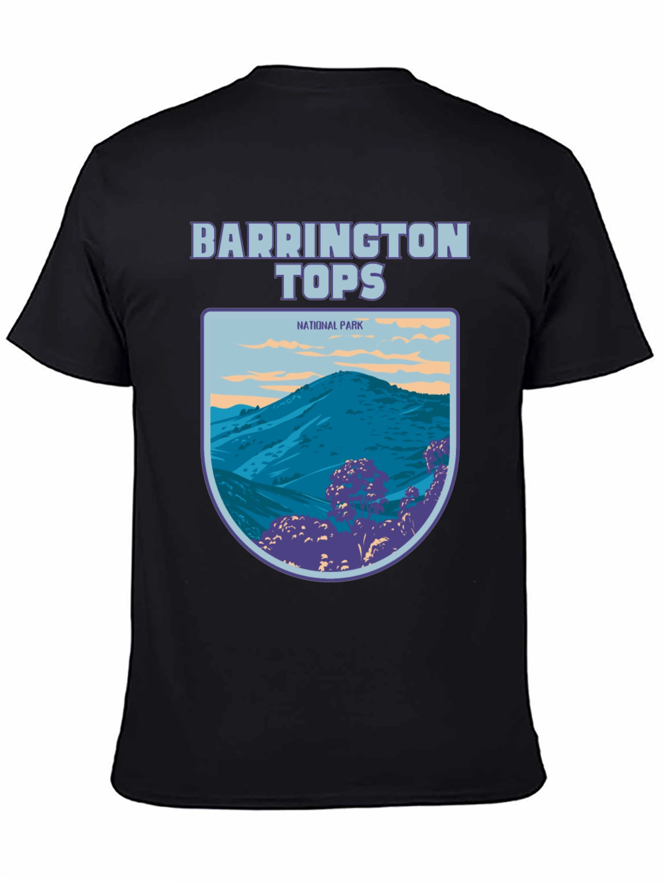 Black Barrington Tops National Park Graphic Tee view 4