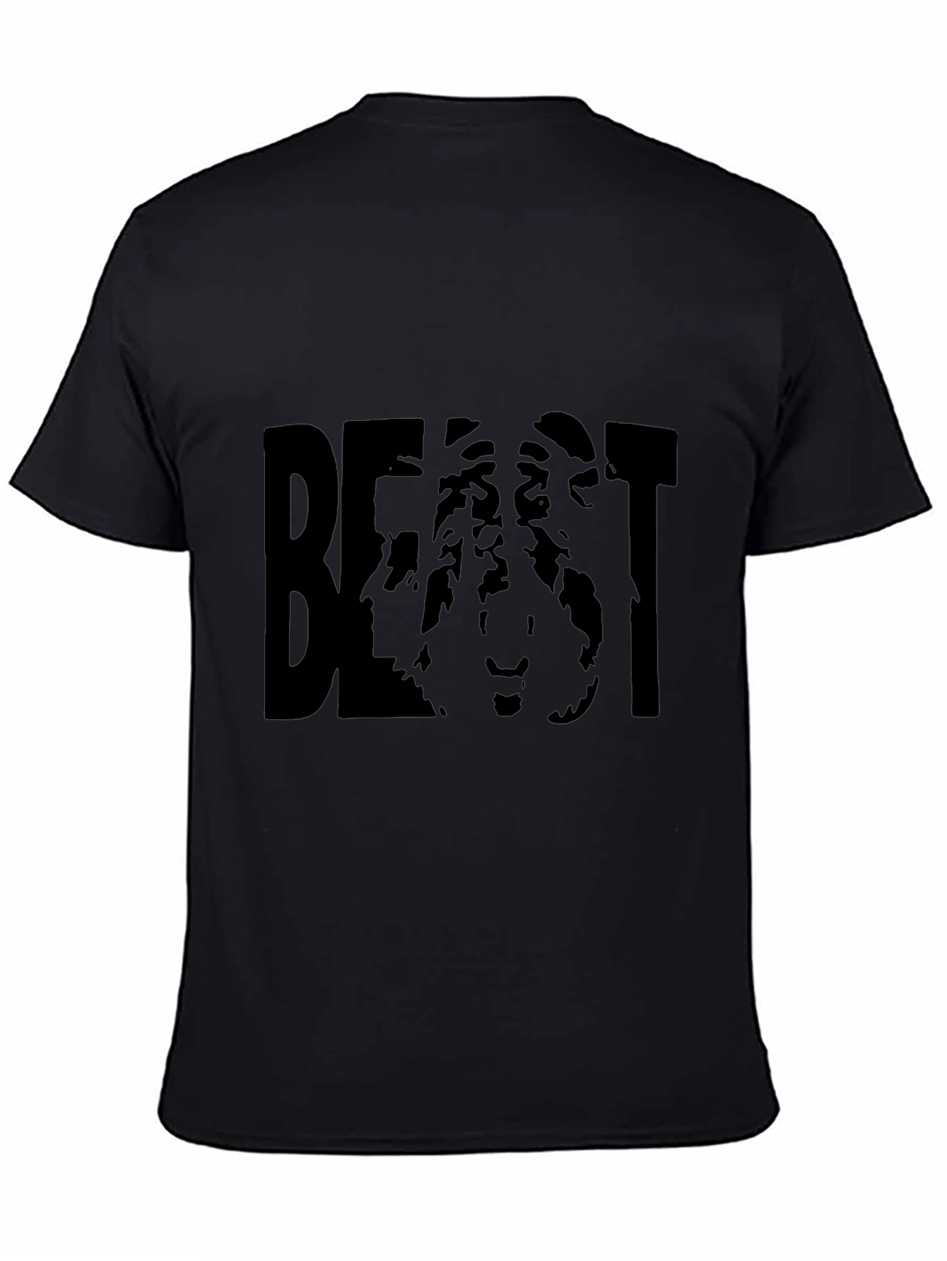 Black Beast Graphic T-Shirt - Bold Statement Tee view 4