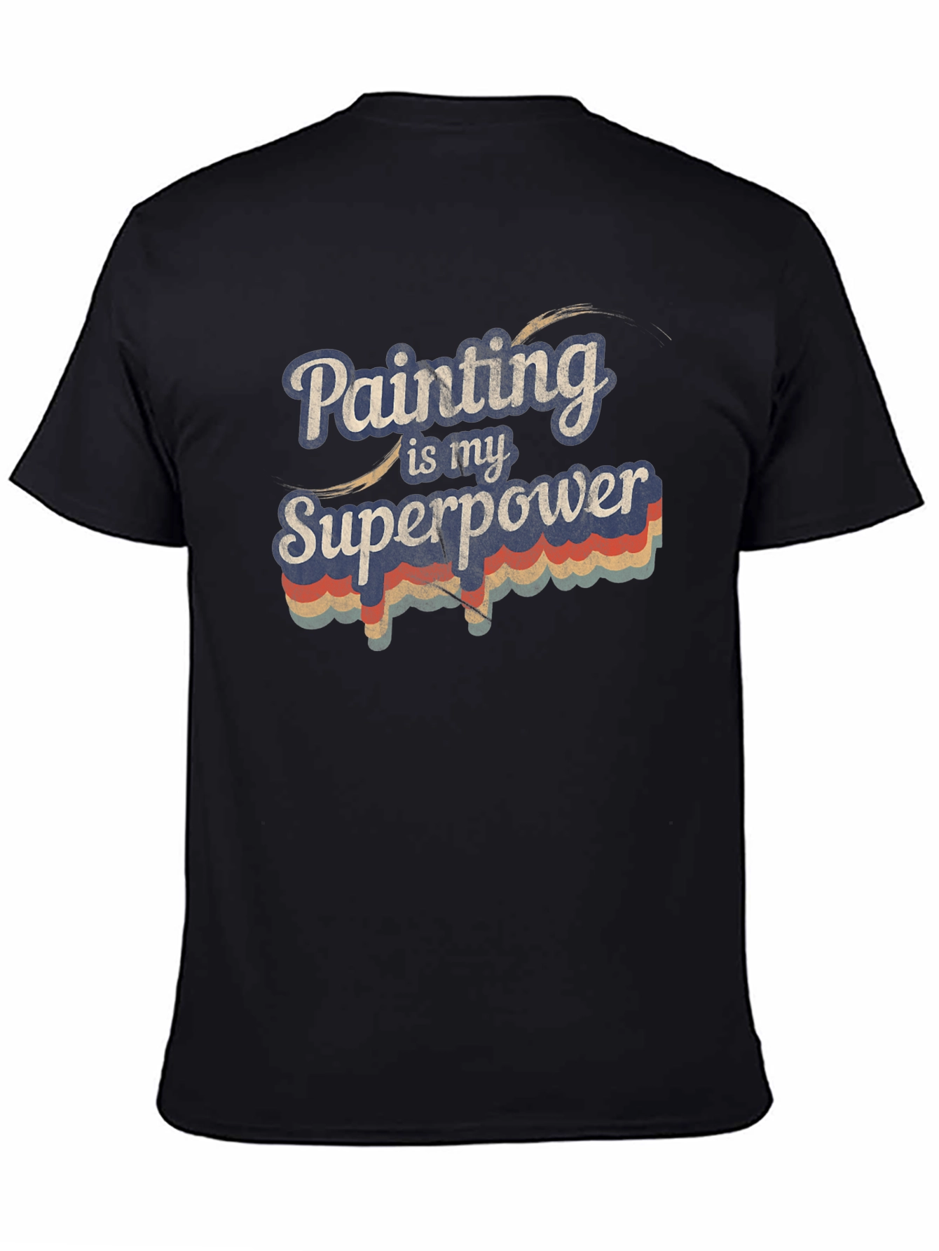 Black Painting is my Superpower Graphic Tee view 4