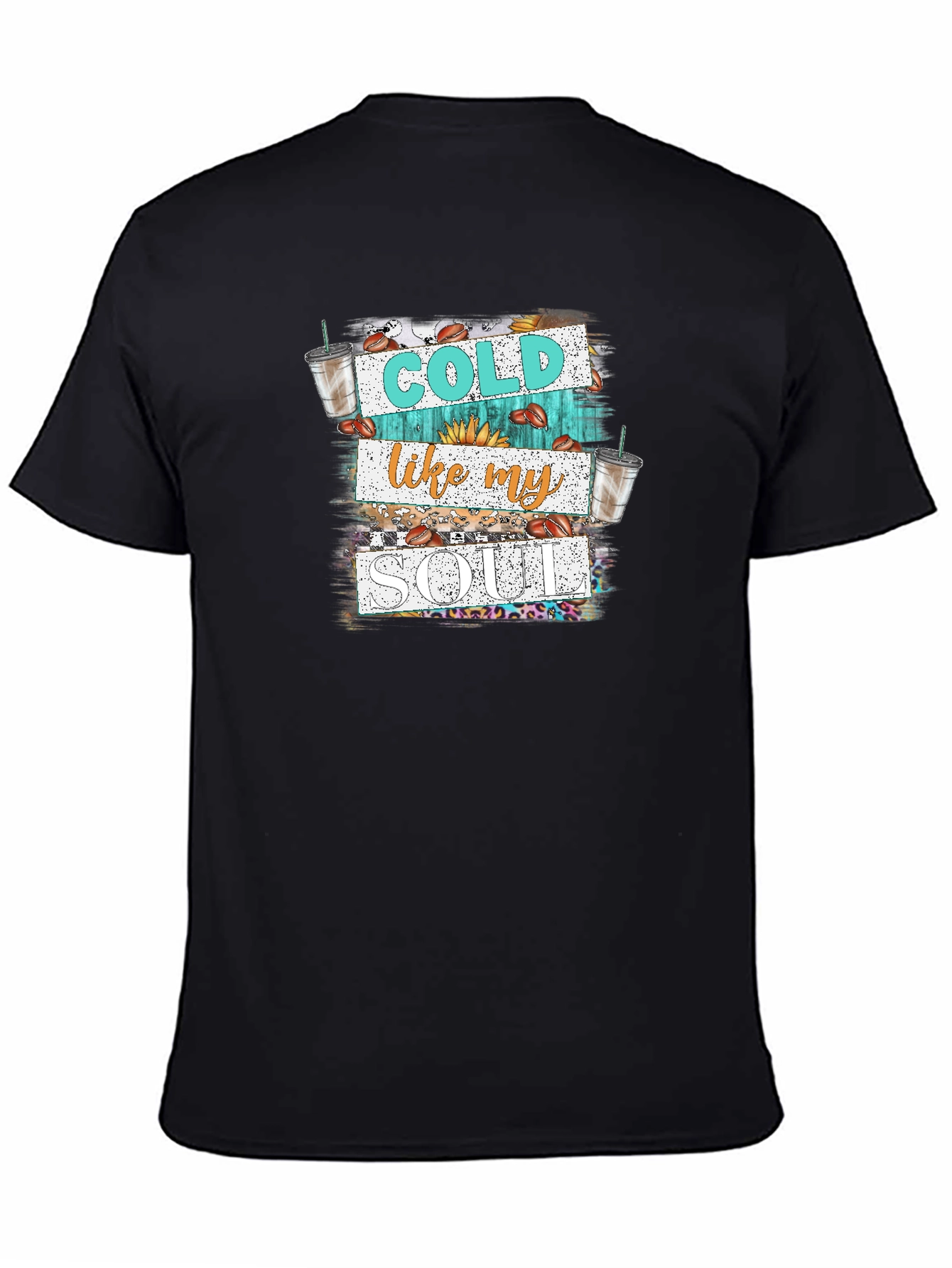 Black Cold Like My Soul Graphic Tee view 4